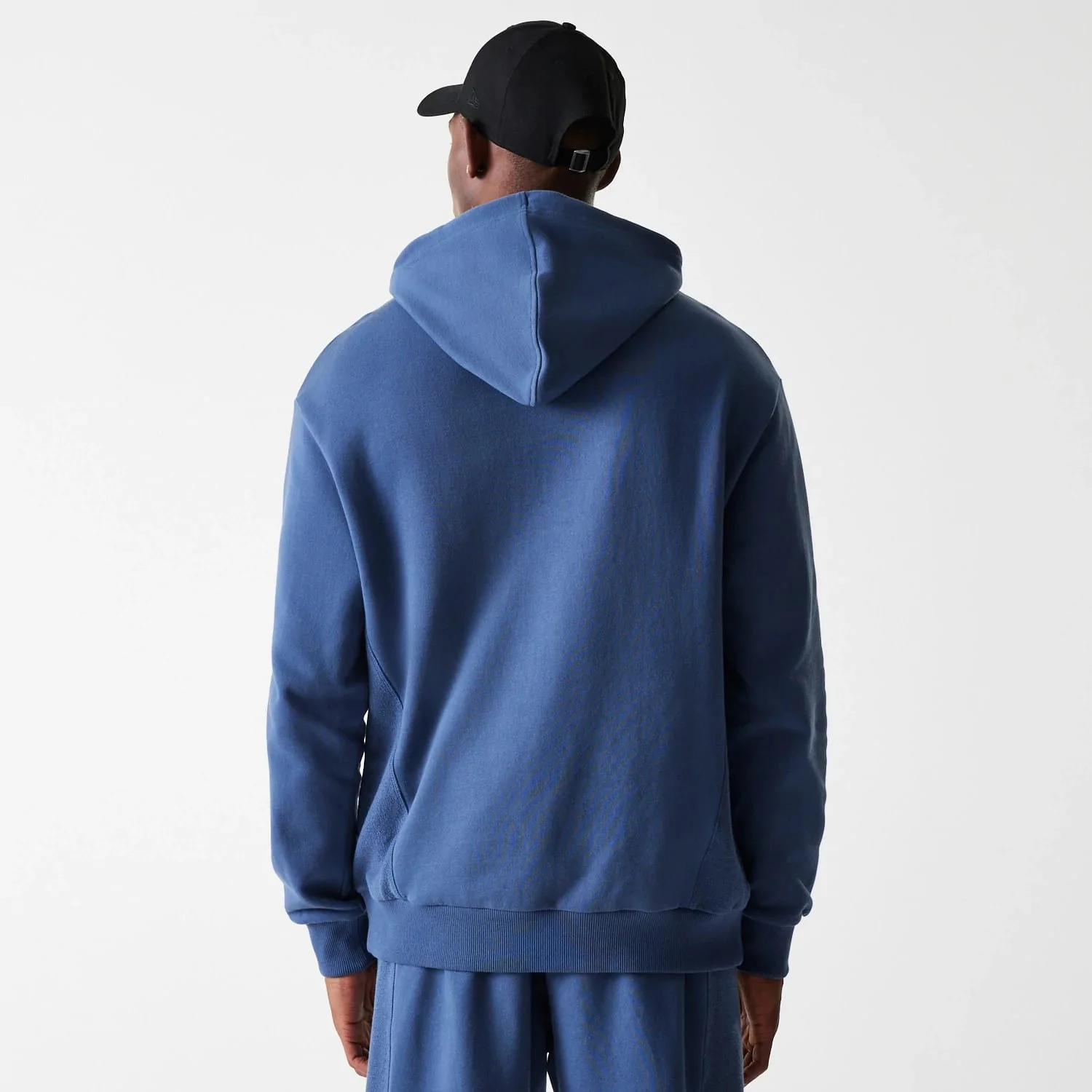 LA Lakers NBA Arch Graphic Dark Blue Oversized Pullover Hoodie - Image 2