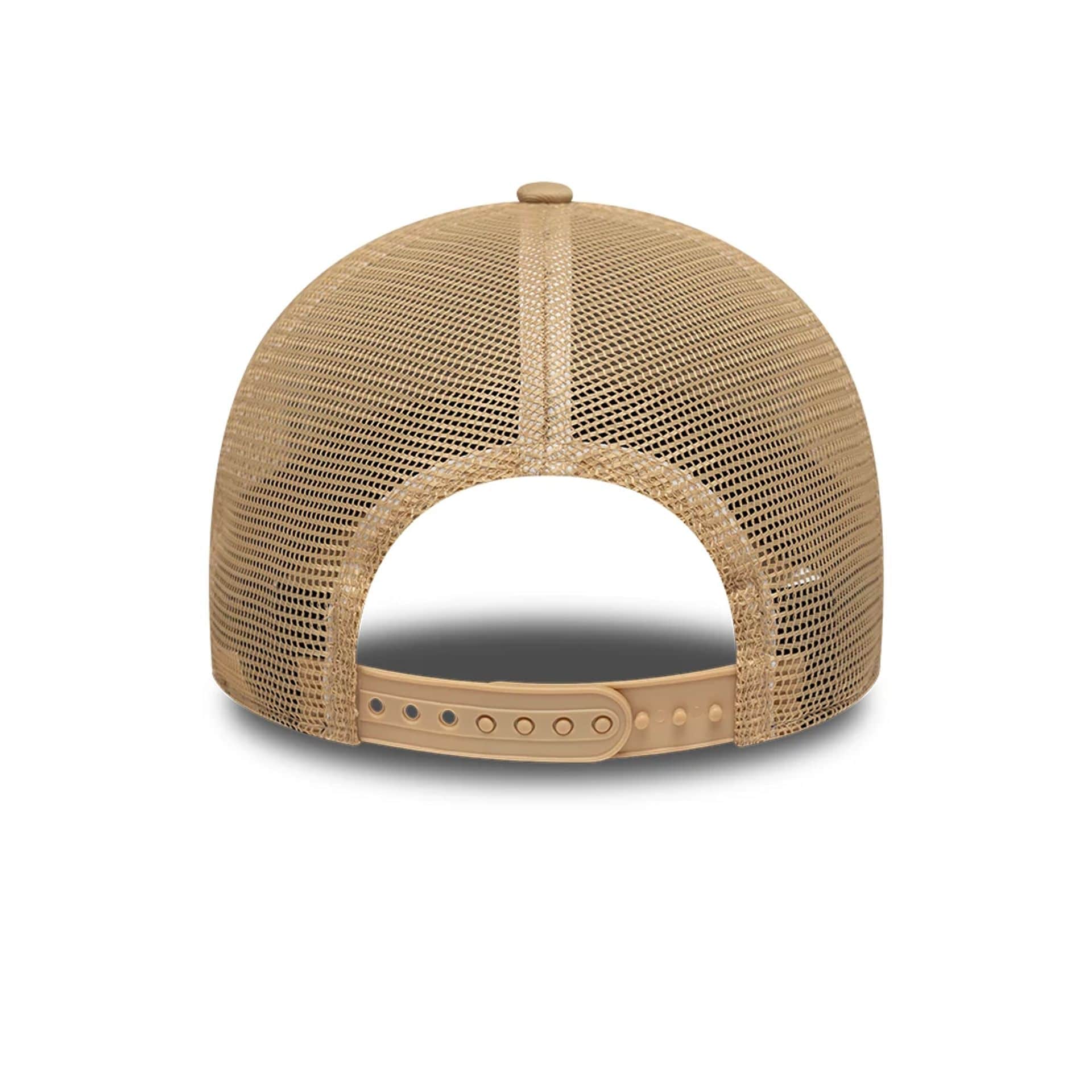 LA Lakers NBA Beige 9FORTY M-Crown A-Frame Trucker Adjustable Cap - Image 4