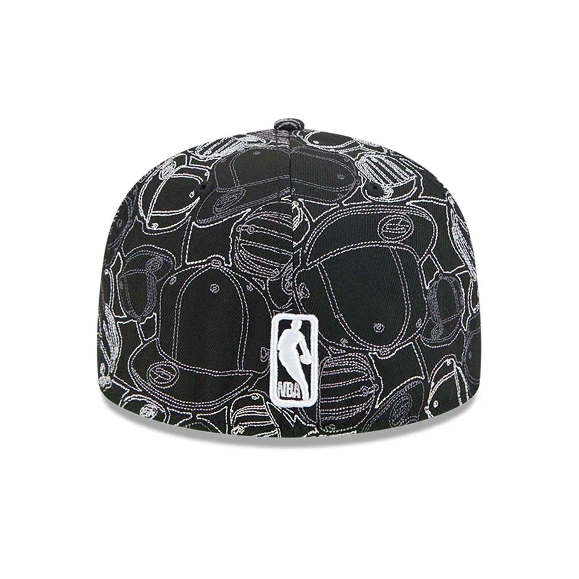 LA Lakers NBA Cap Scramble Black 59FIFTY Fitted Cap - Image 5