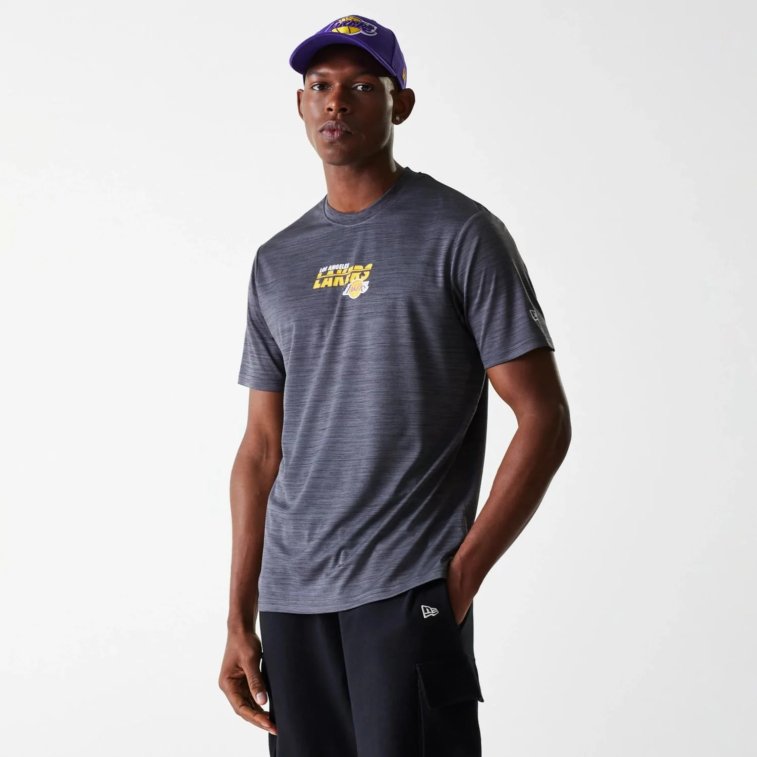 LA Lakers NBA Essentials Black T-Shirt