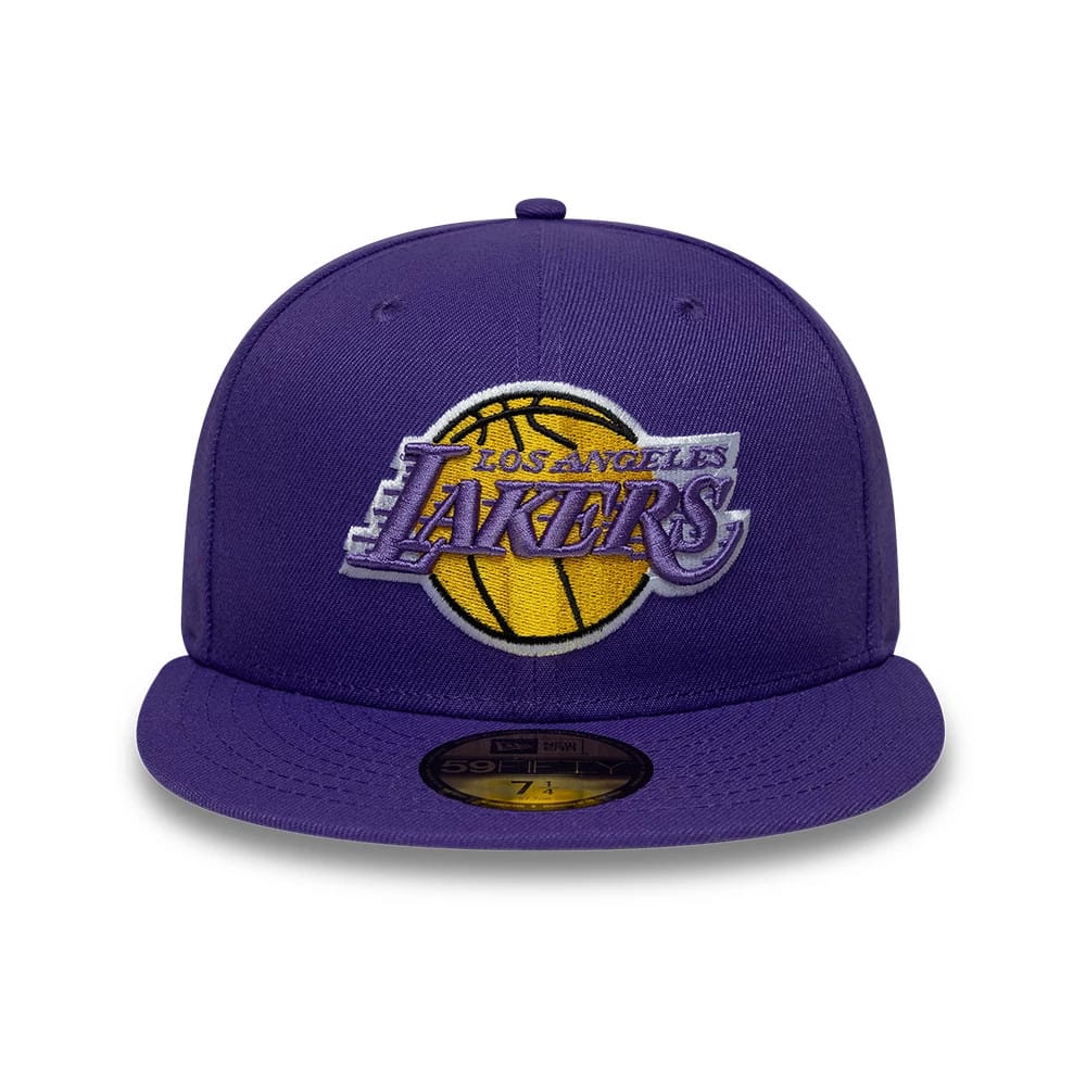 LA Lakers NBA Hardwood Classic Purple 59FIFTY Fitted Cap - Image 3