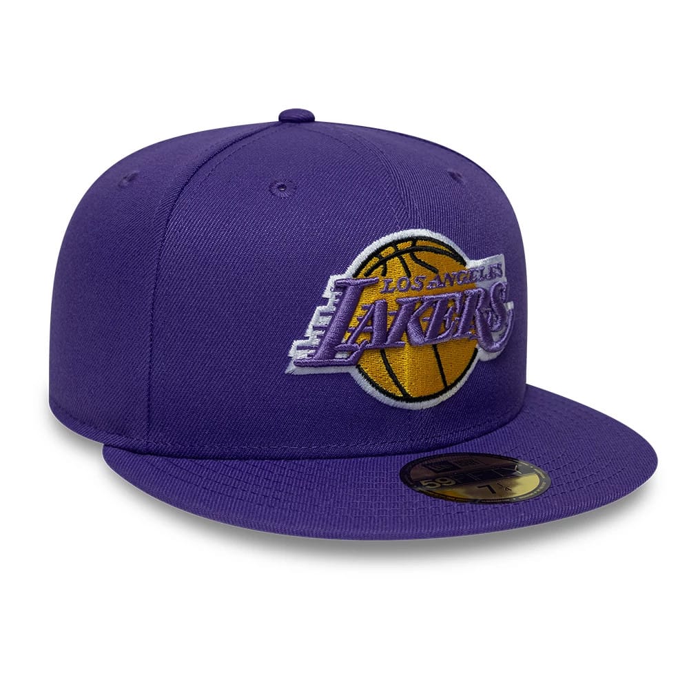 LA Lakers NBA Hardwood Classic Purple 59FIFTY Fitted Cap - Image 4
