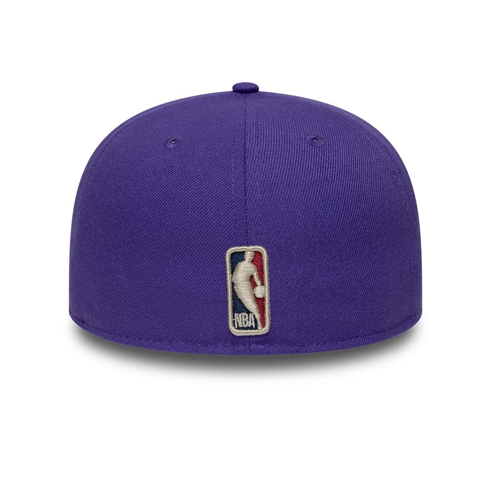 LA Lakers NBA Hardwood Classic Purple 59FIFTY Fitted Cap - Image 5