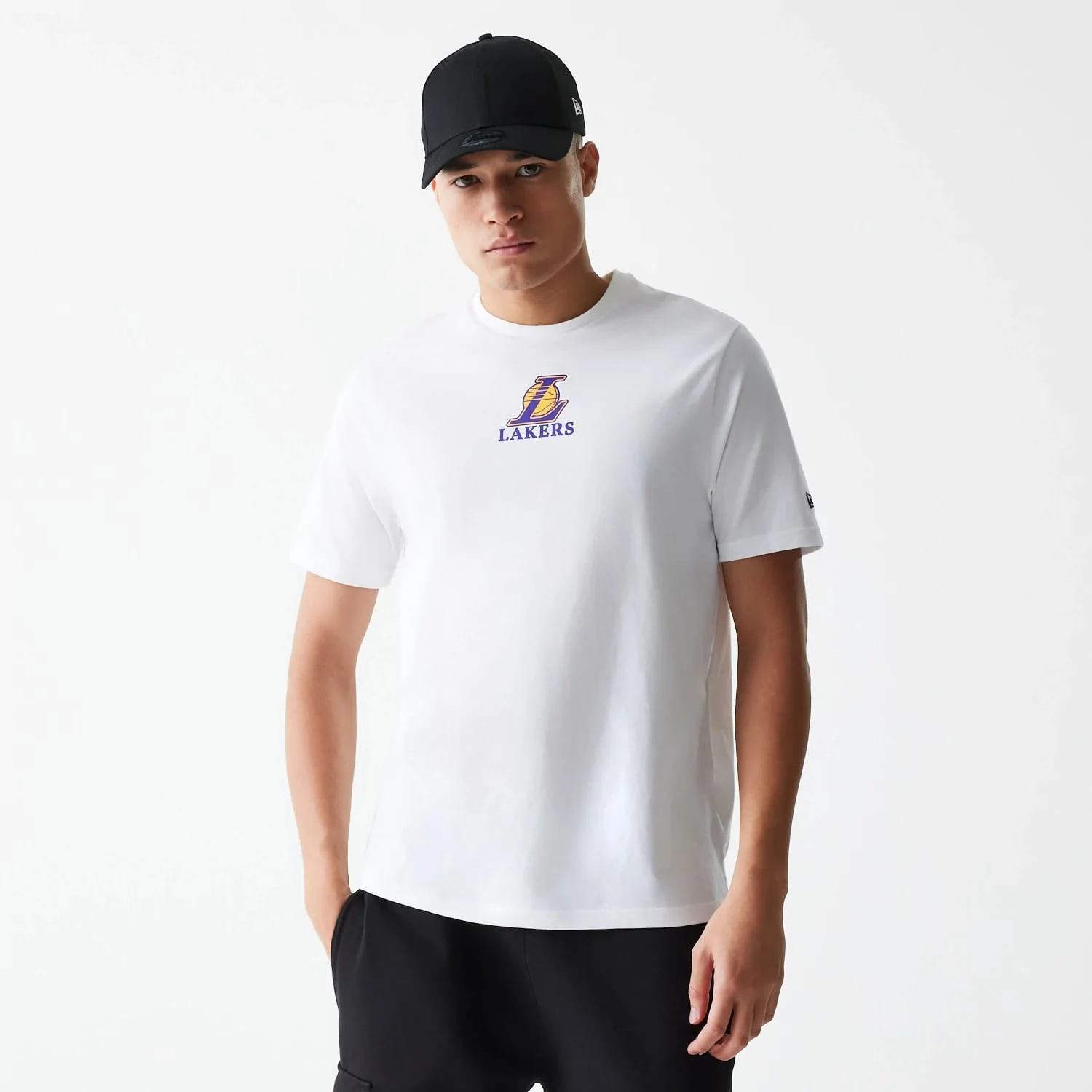 LA Lakers NBA Logo White T-Shirt