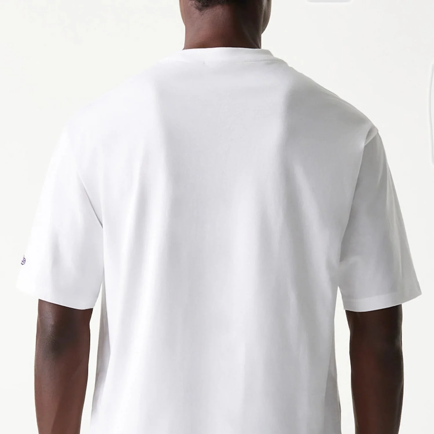 LA Lakers NBA Team Graphic White Oversized T-Shirt - Image 7
