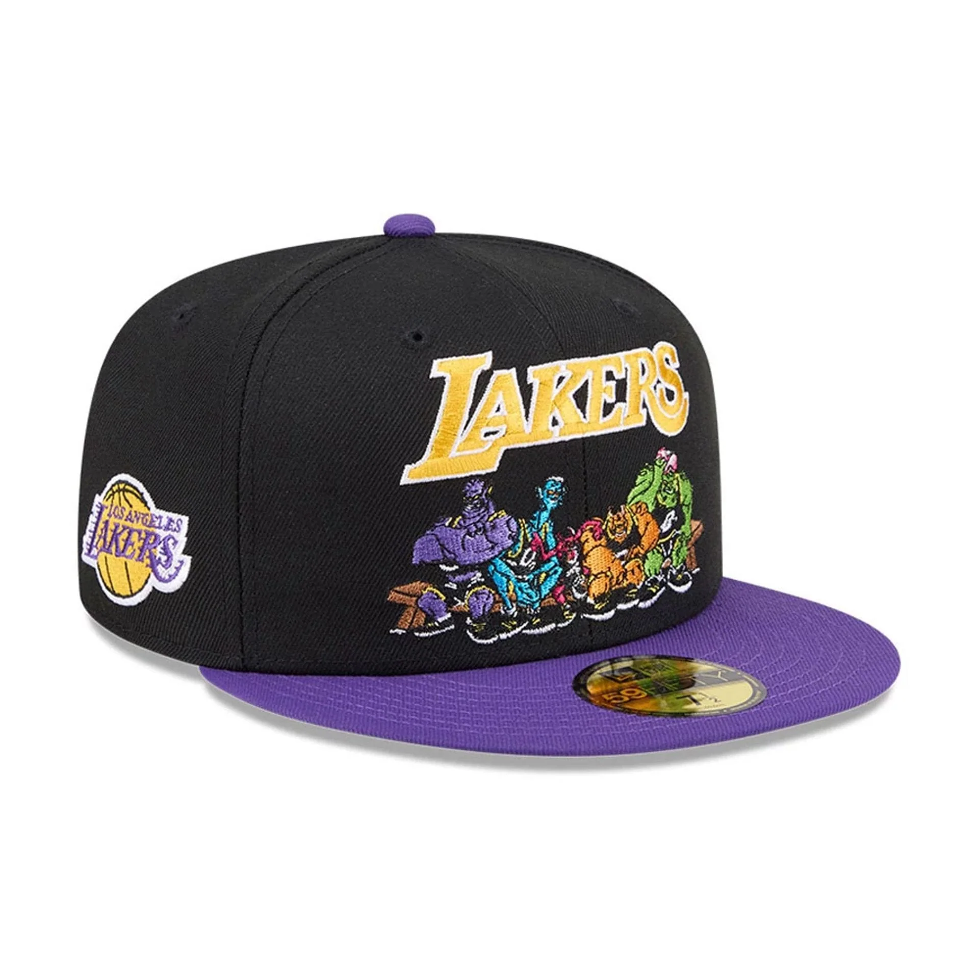 LA Lakers Space Jam Monstars Black 59FIFTY Fitted Cap