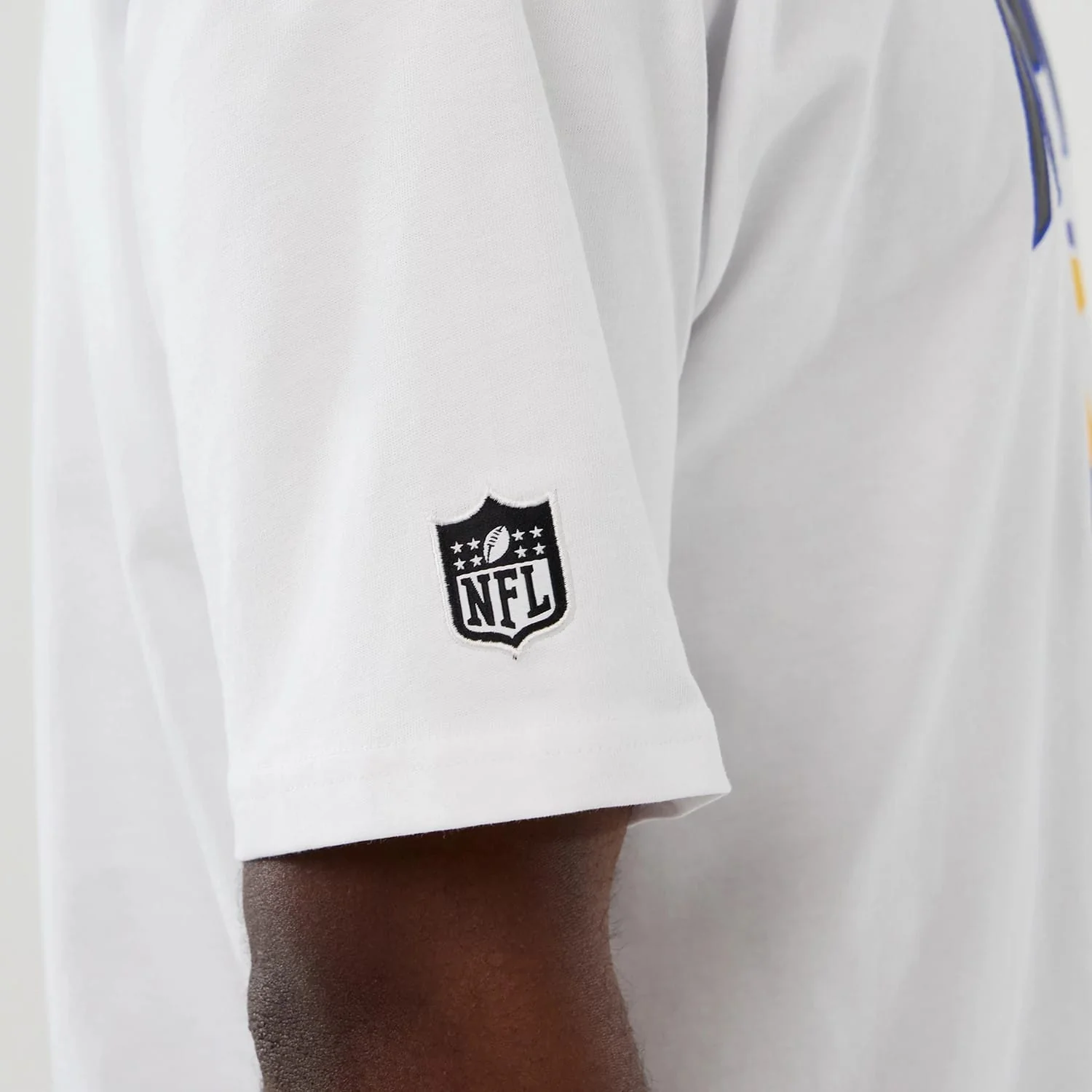 LA Rams NFL International Series Games 2025 White Premium T-Shirt - Image 4