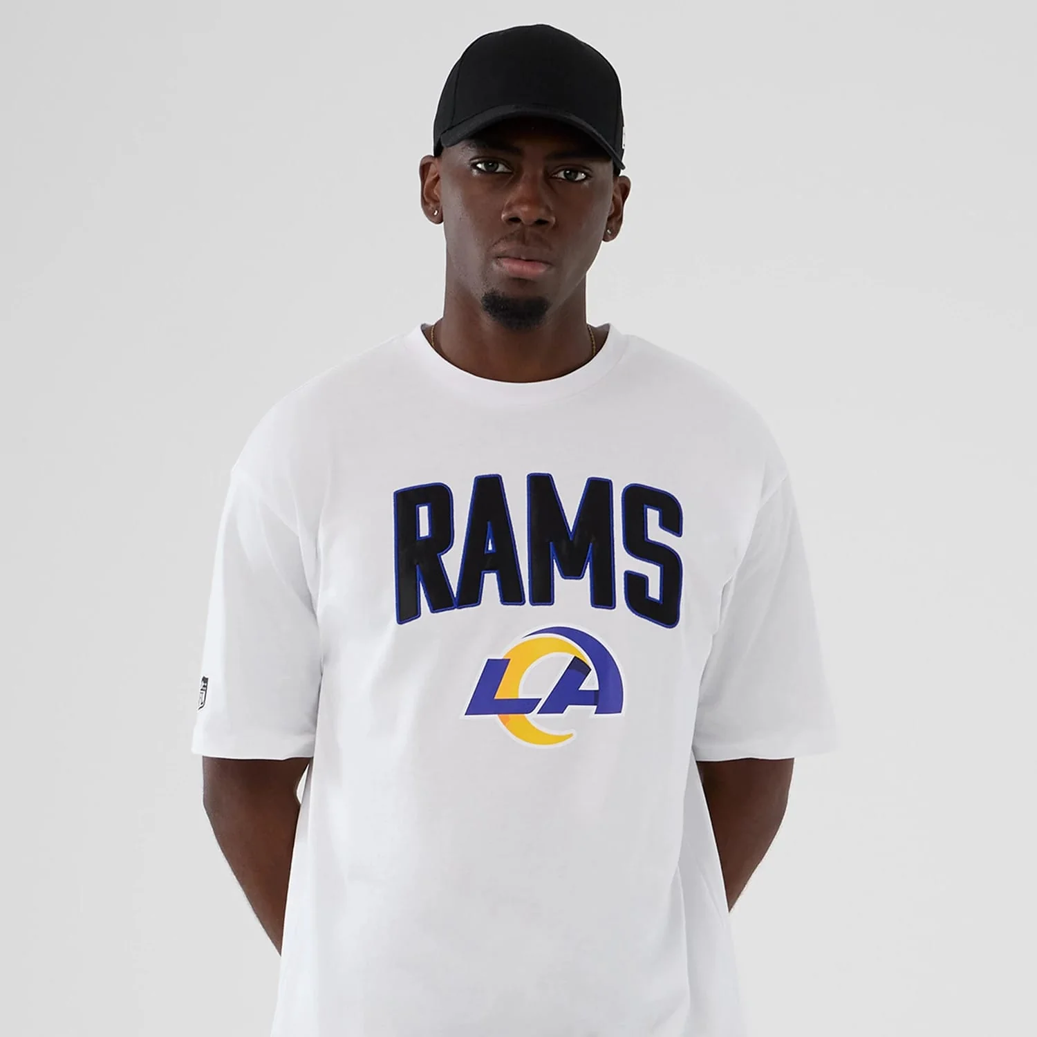 LA Rams NFL International Series Games 2025 White Premium T-Shirt - Image 7