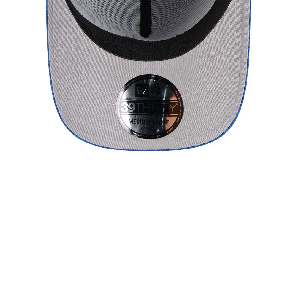 LA Rams NFL Suede Blue 39THIRTY A-Frame Stretch Fit Cap - Image 2