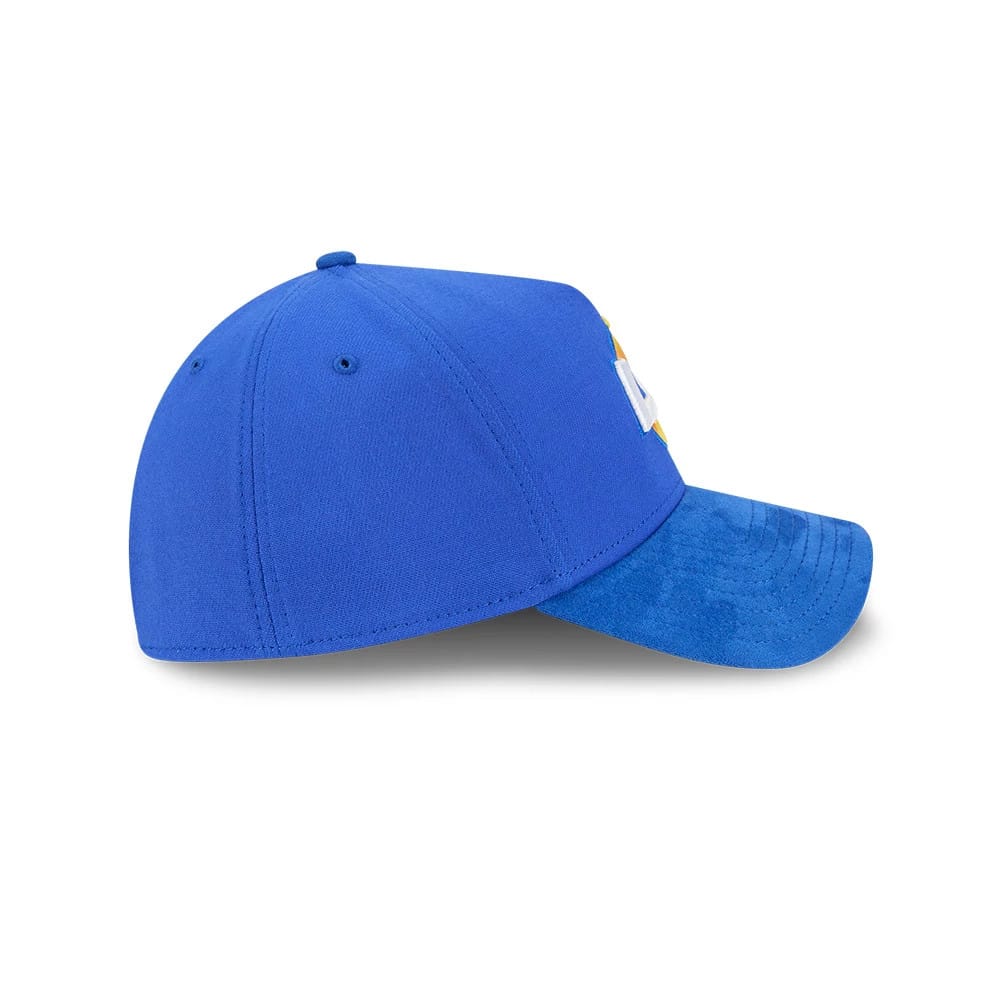 LA Rams NFL Suede Blue 39THIRTY A-Frame Stretch Fit Cap - Image 7