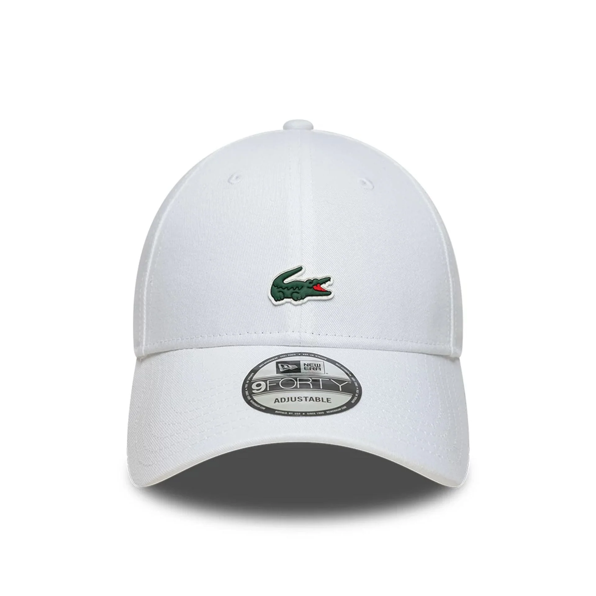 Lacoste X New Era White 9FORTY Adjustable Cap - Image 2