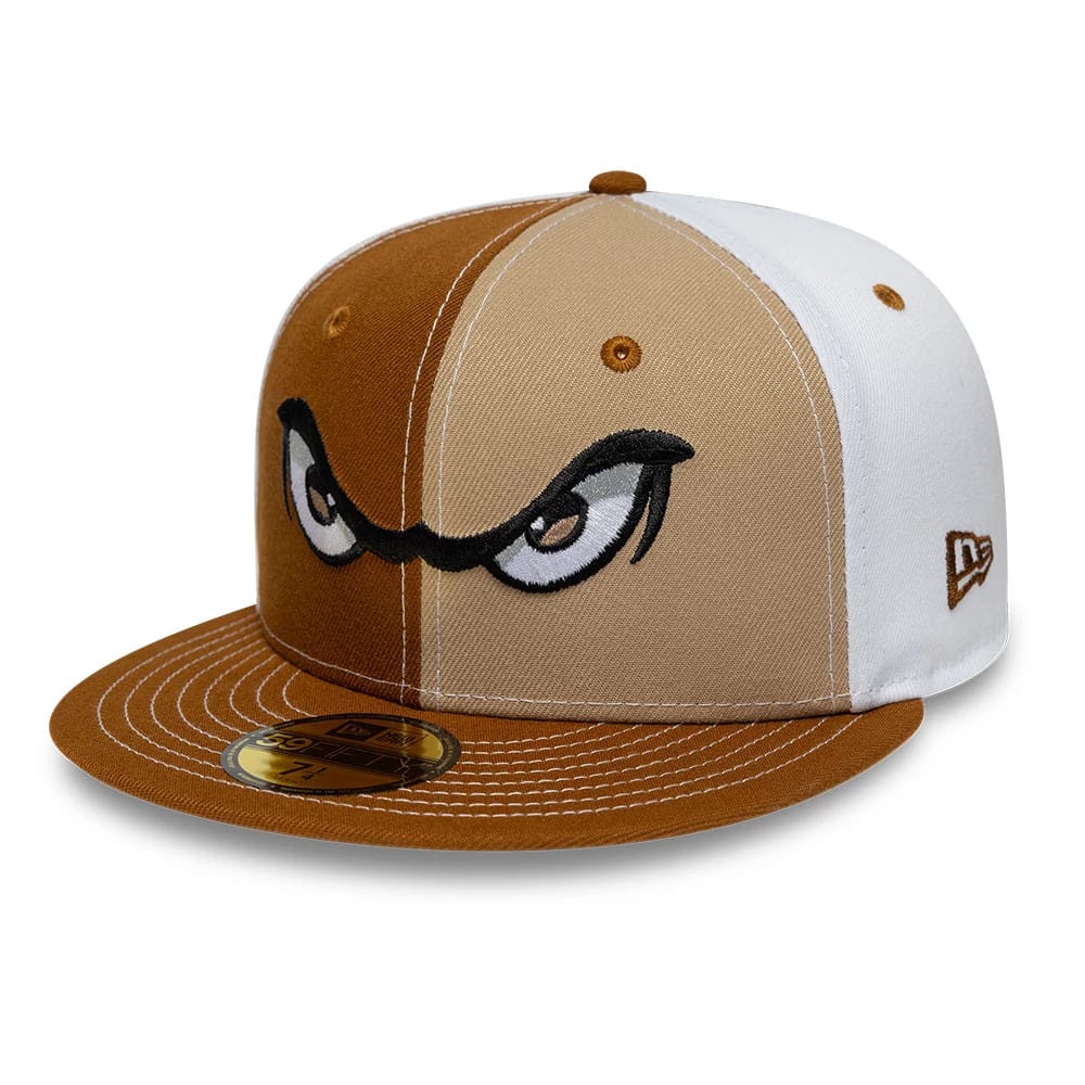 Lake Elsinore Storm MiLB Pinwheel Cream 59FIFTY Fitted Cap