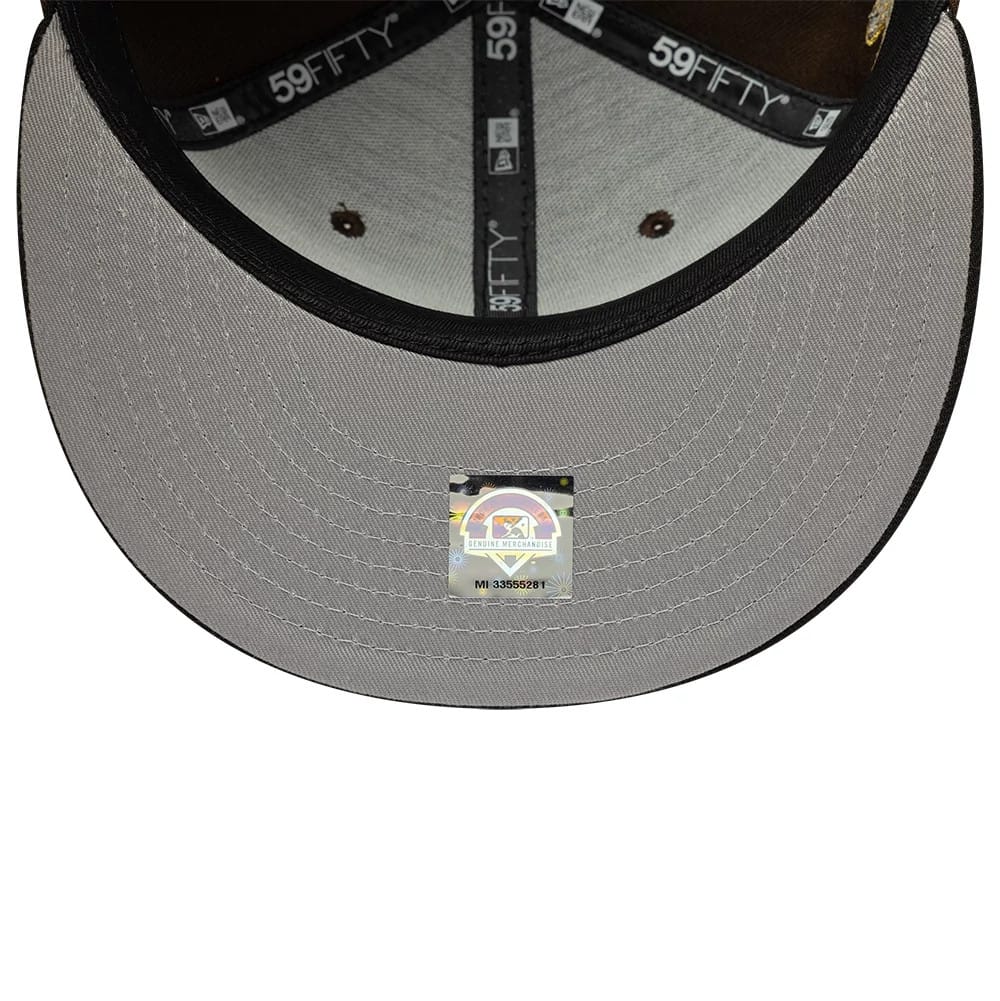 Lake Elsinore Storm MiLB Pinwheel Dark Brown 59FIFTY Fitted Cap - Image 2