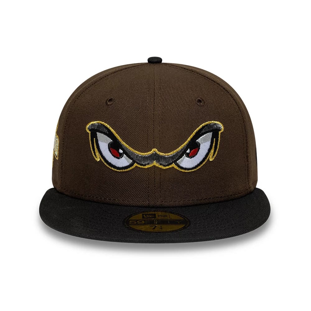 Lake Elsinore Storm MiLB Pinwheel Dark Brown 59FIFTY Fitted Cap - Image 3