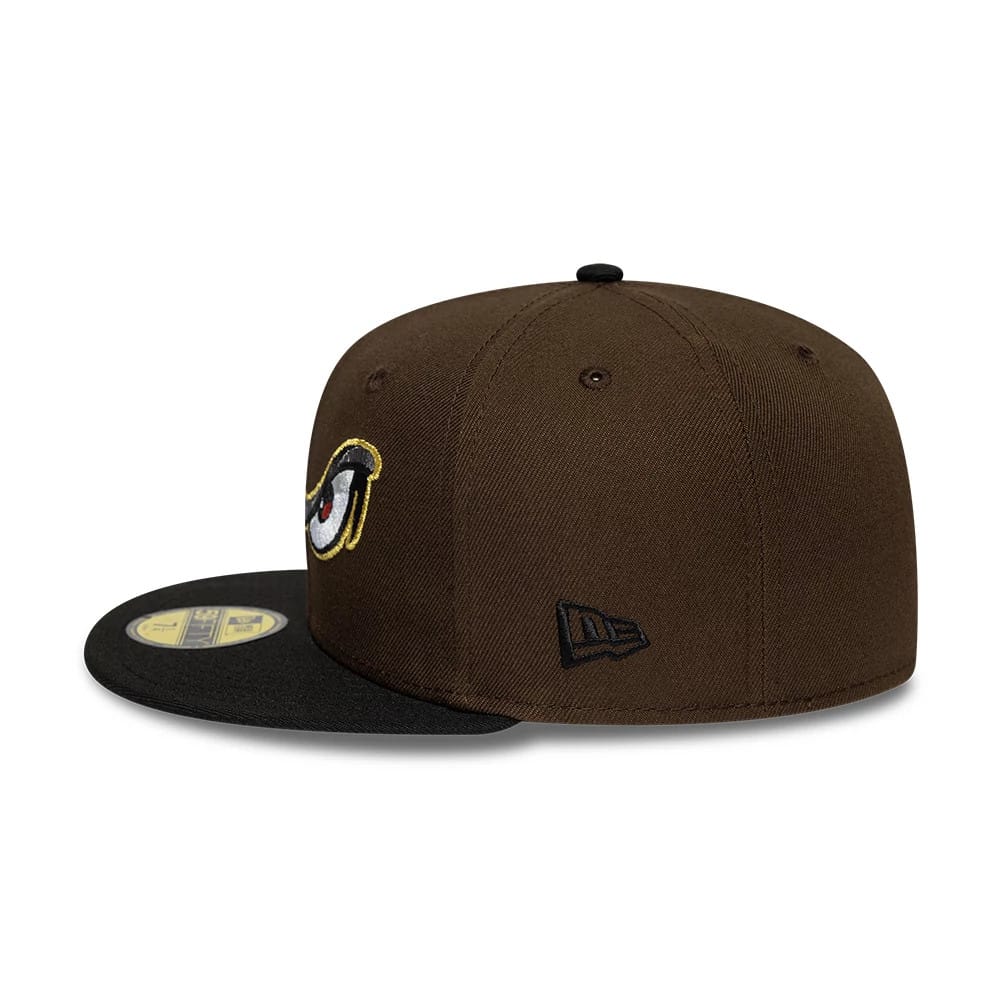 Lake Elsinore Storm MiLB Pinwheel Dark Brown 59FIFTY Fitted Cap - Image 7