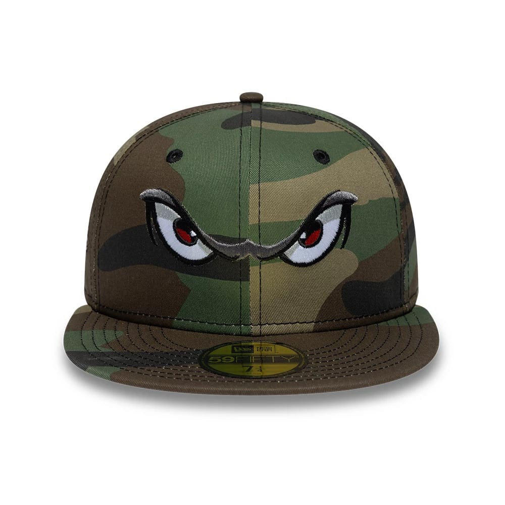 Lake Elsinore Storm MiLB Pinwheel Green 59FIFTY Fitted Cap - Image 3