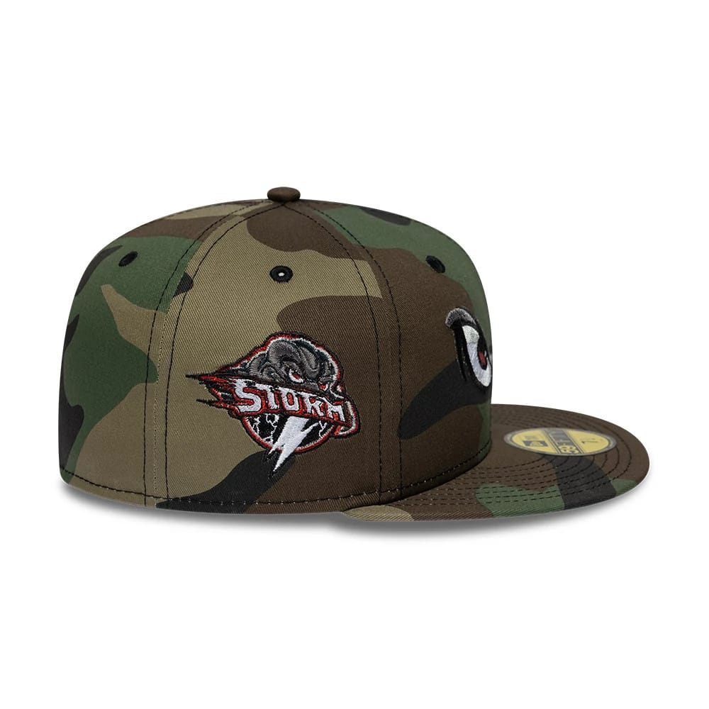 Lake Elsinore Storm MiLB Pinwheel Green 59FIFTY Fitted Cap - Image 5