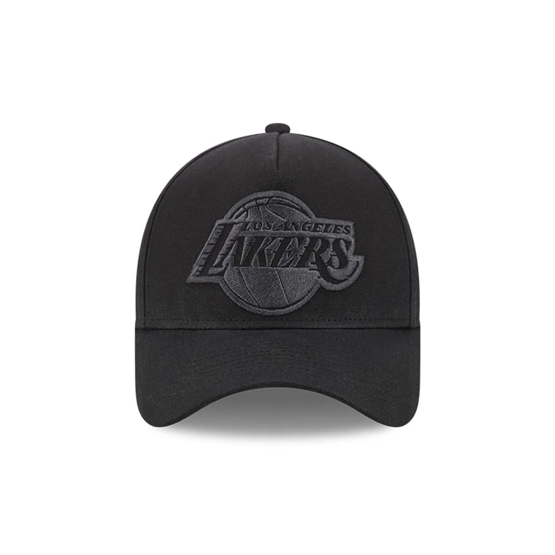 Lakers NBA Waxy Canvas Black 59FORTY A-Frame Fitted Cap - Image 3