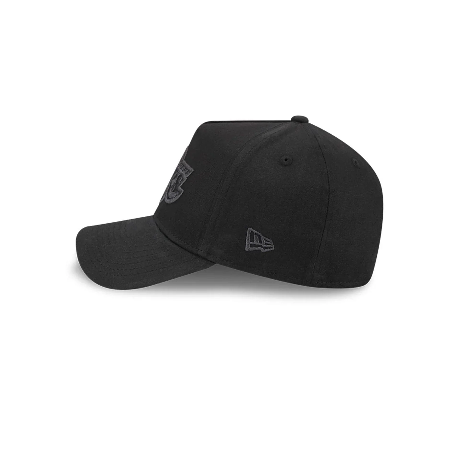 Lakers NBA Waxy Canvas Black 59FORTY A-Frame Fitted Cap - Image 5