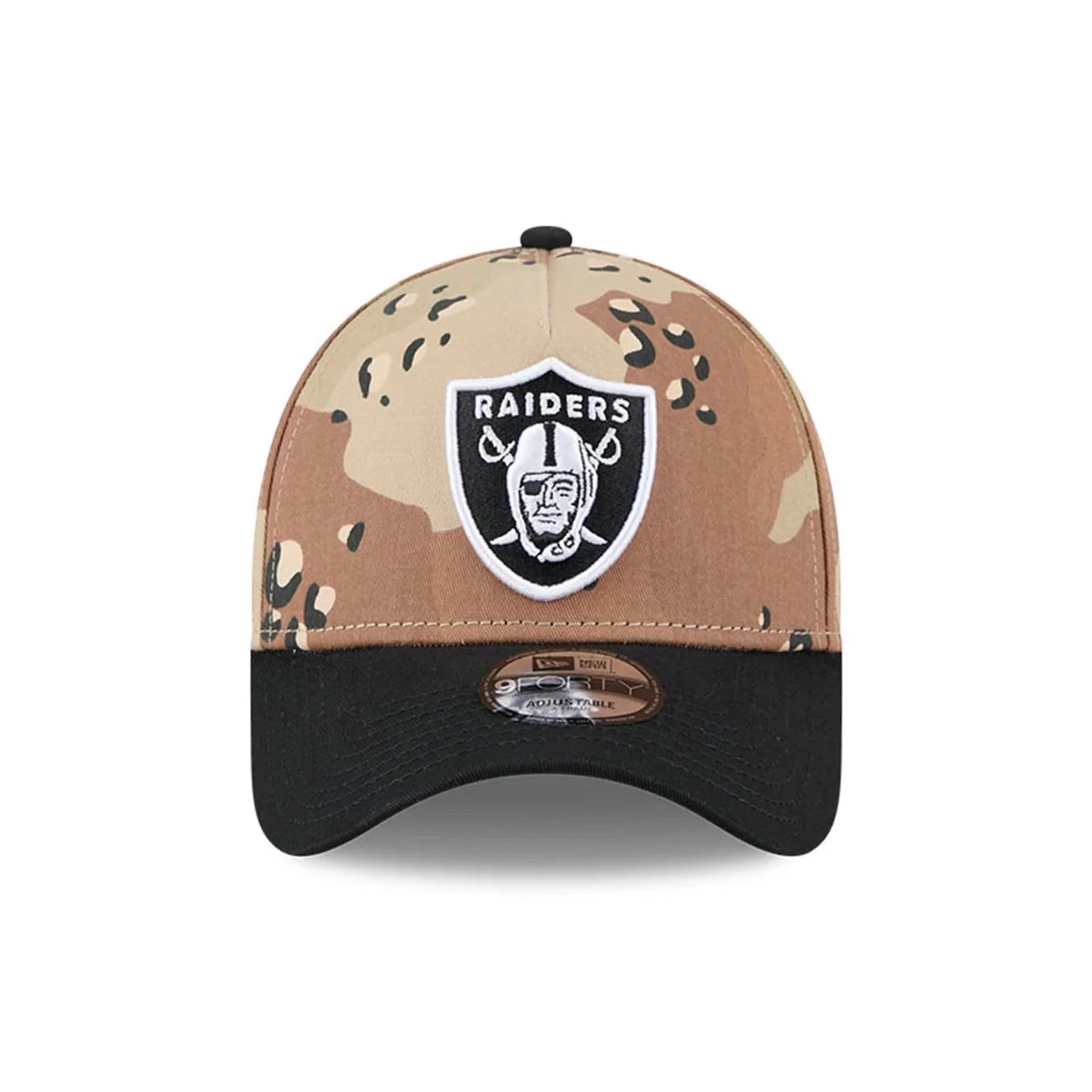 Las Vegas Raiders NFL Desert 2 Tone Beige 9FORTY A-Frame Adjustable Cap - Image 3