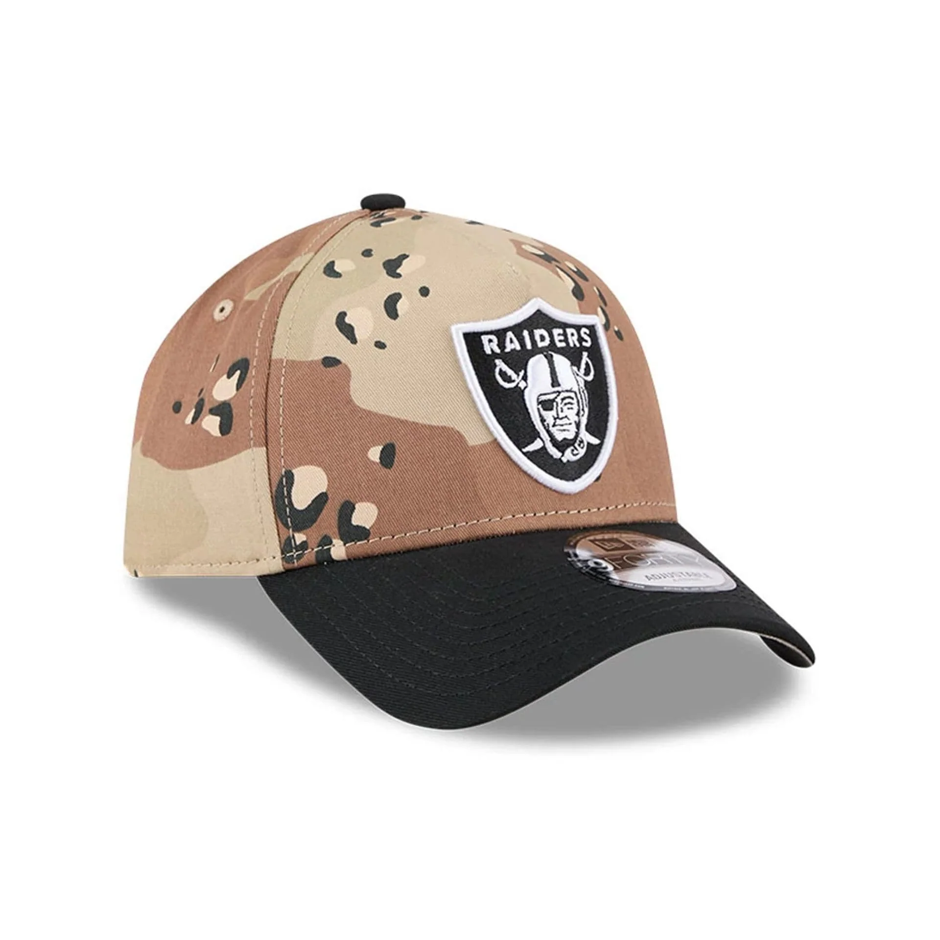 Las Vegas Raiders NFL Desert 2 Tone Beige 9FORTY A-Frame Adjustable Cap - Image 4