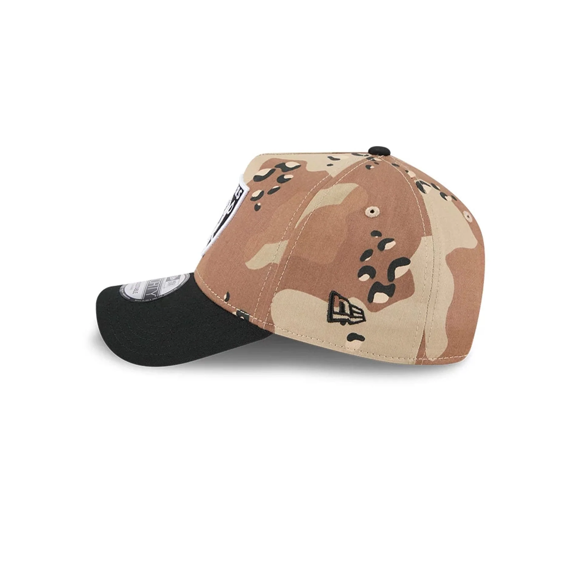 Las Vegas Raiders NFL Desert 2 Tone Beige 9FORTY A-Frame Adjustable Cap - Image 6