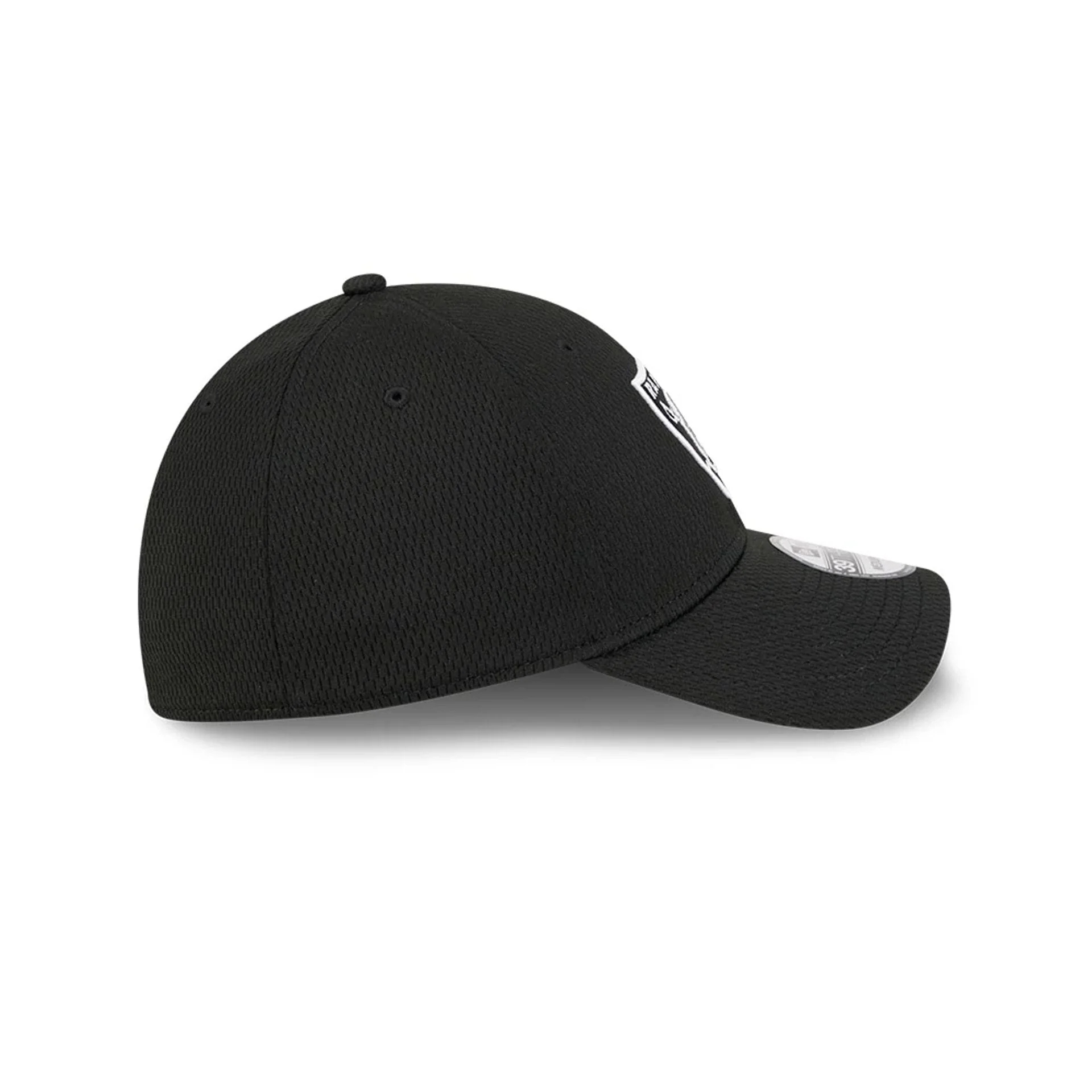 Las Vegas Raiders NFL Evergreen Black 39THIRTY Stretch Fit Cap - Image 6
