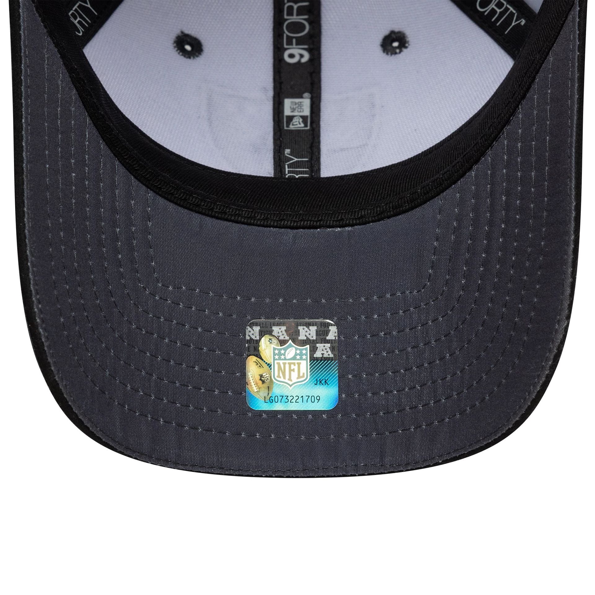 Las Vegas Raiders NFL Microfibre Charcoal 9FORTY Cap - Image 5
