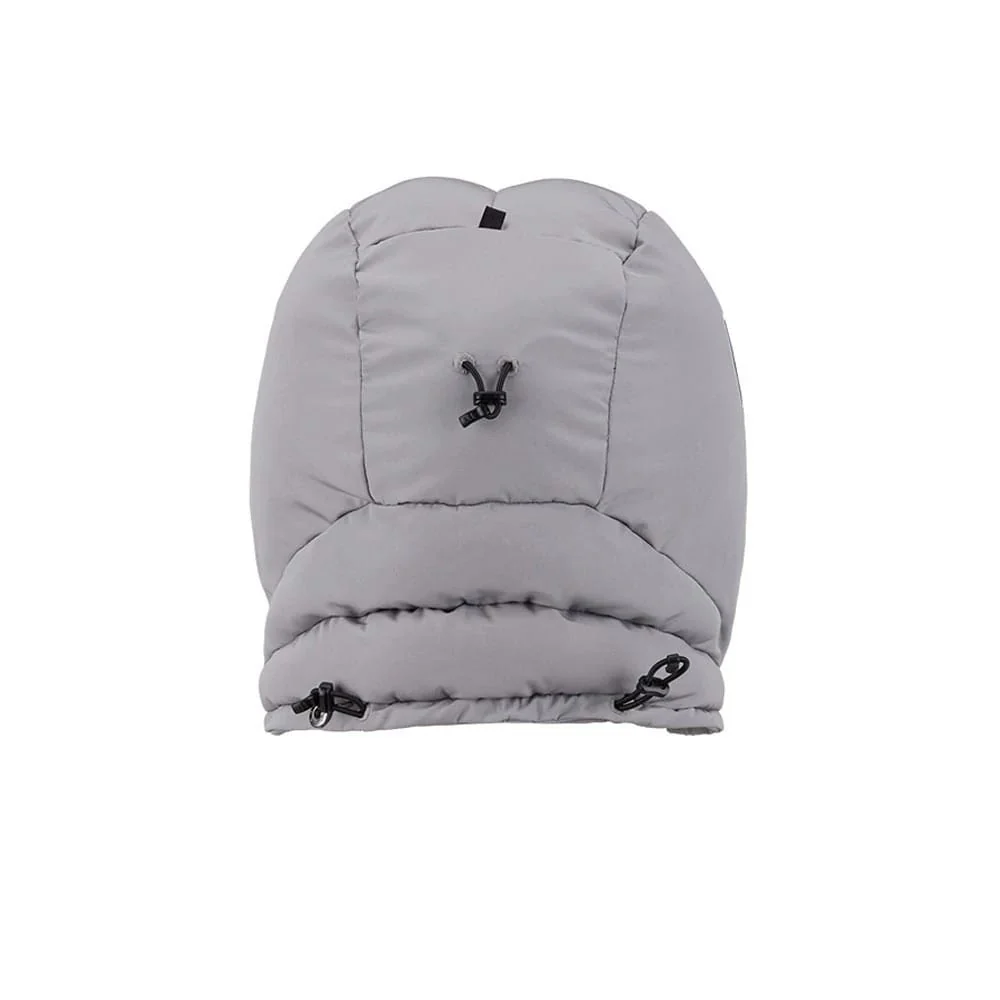 Las Vegas Raiders NFL Puffer Helmet Grey Trapper Hat - Image 5
