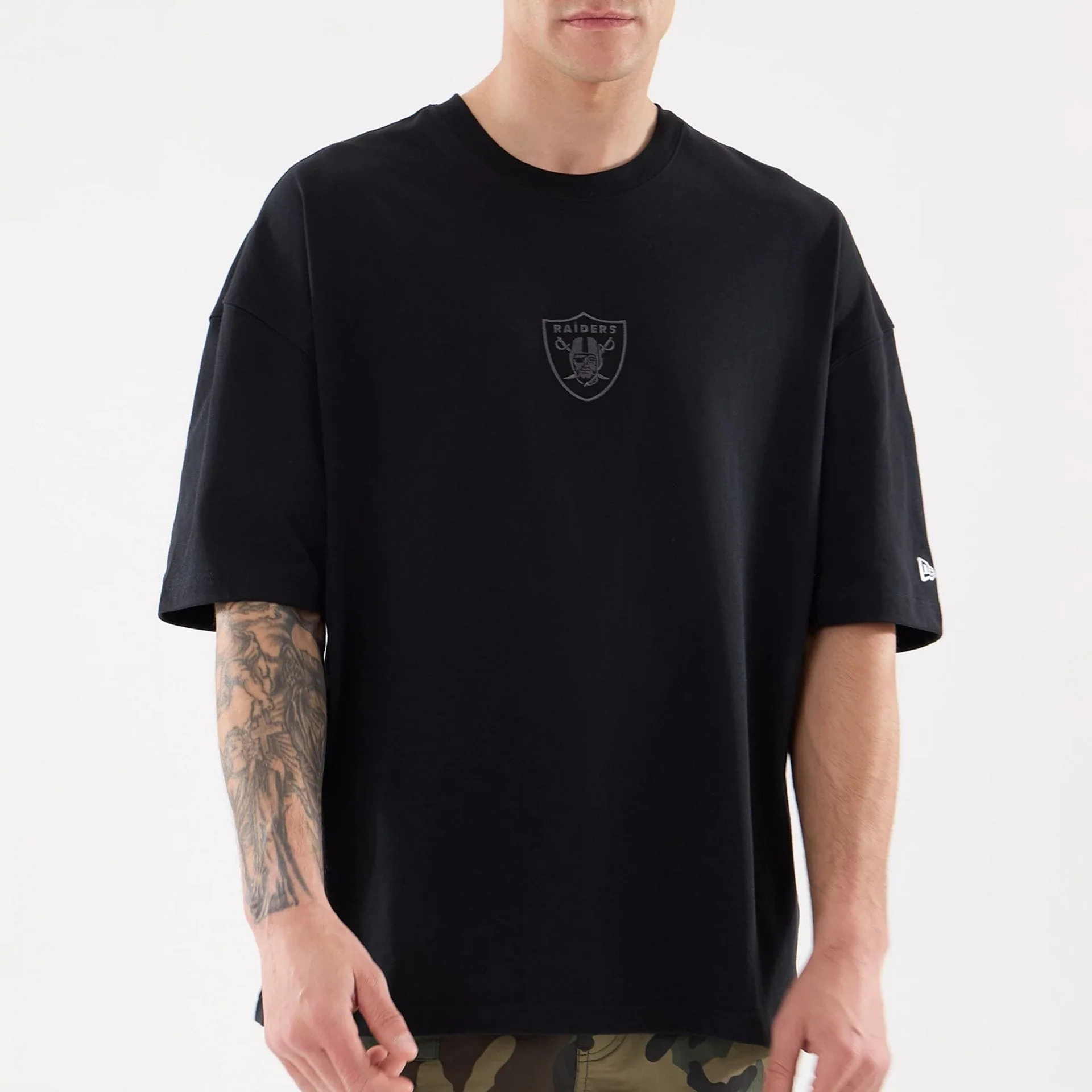 Las Vegas Raiders NFL Raiders Wear Black Oversized T-Shirt - Image 3