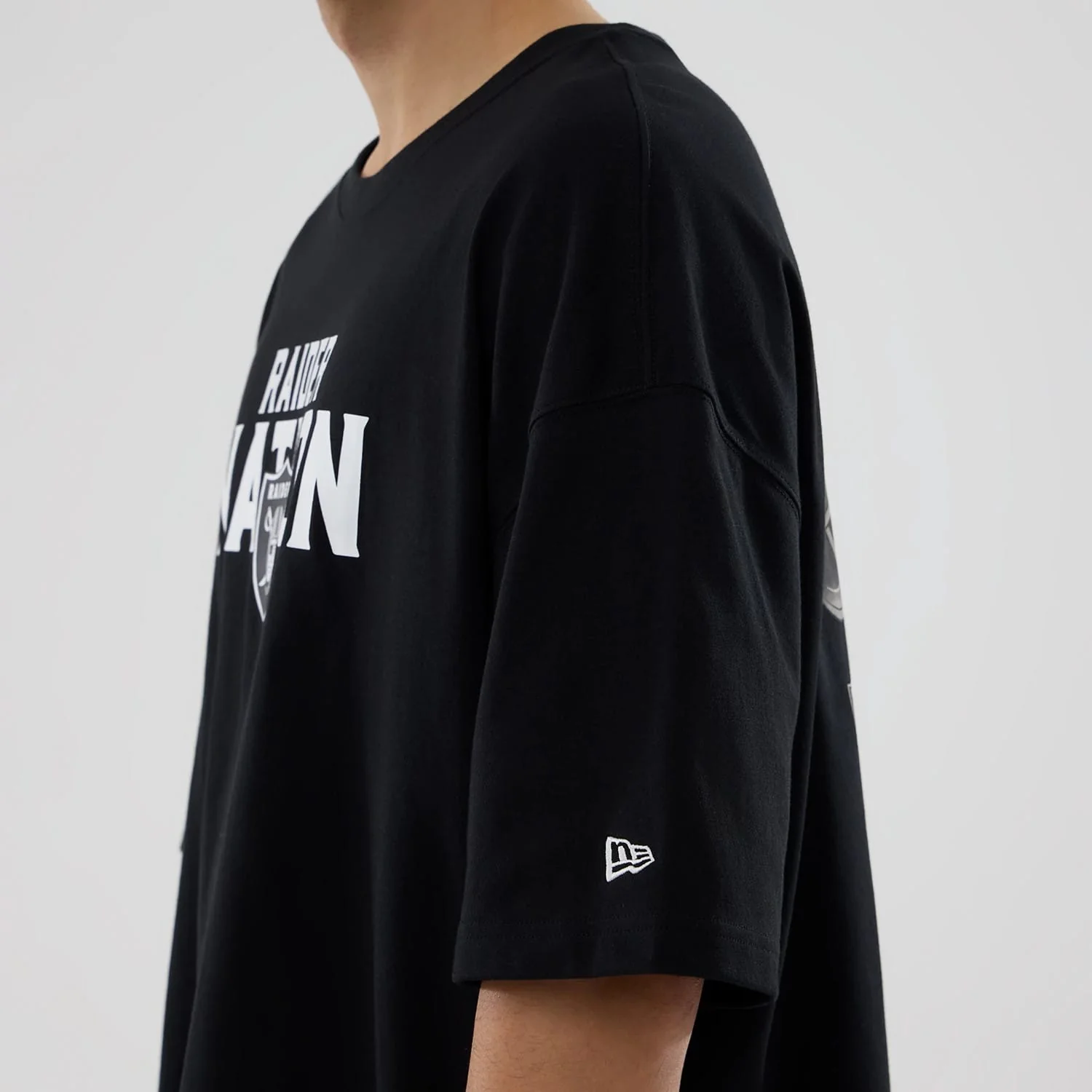 Las Vegas Raiders NFL Rivalry Black Oversized T-Shirt - Image 6