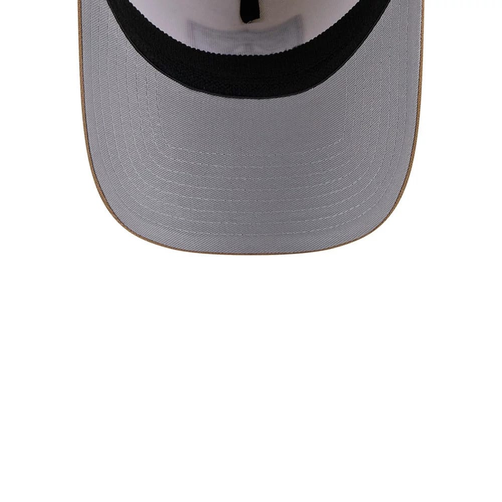 Las Vegas Raiders NFL Sandy Bay White 39THIRTY A-Frame Stretch Fit Cap - Image 2