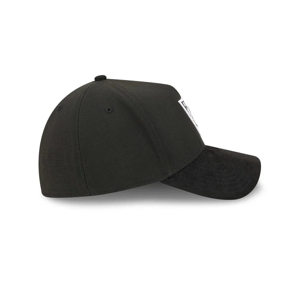 Las Vegas Raiders NFL Suede Black 39THIRTY A-Frame Stretch Fit Cap - Image 6