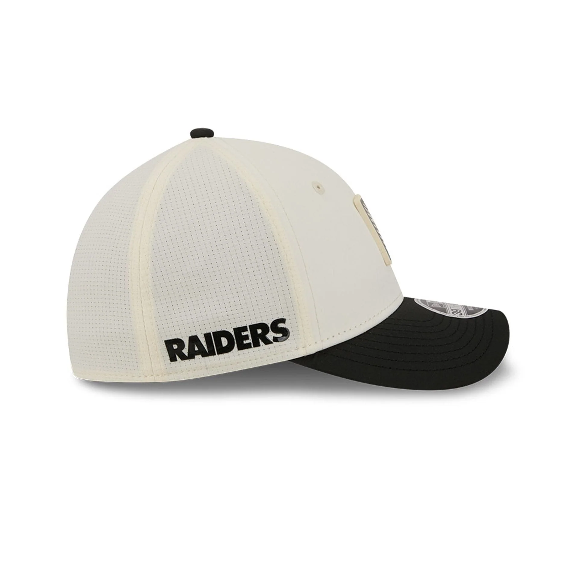 Las Vegas Raiders NFL Training 2026 White 39THIRTY M-Crown Stretch Fit Cap - Image 5