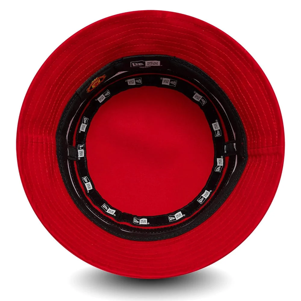 Manchester United FC Infant Stripe Red Bucket Hat - Image 3