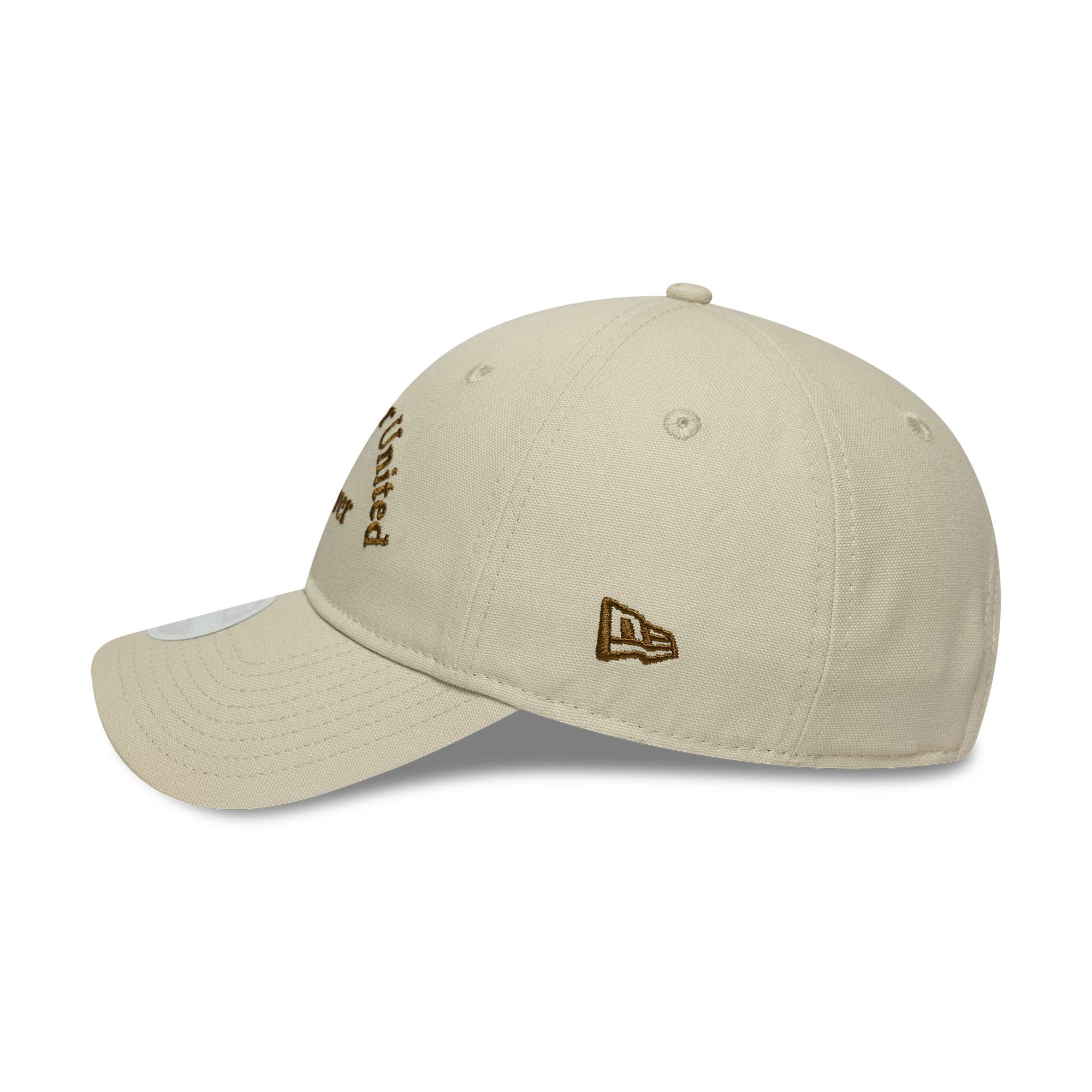 Manchester United FC Womens Wordmark Cream 9FORTY Cap - Image 7