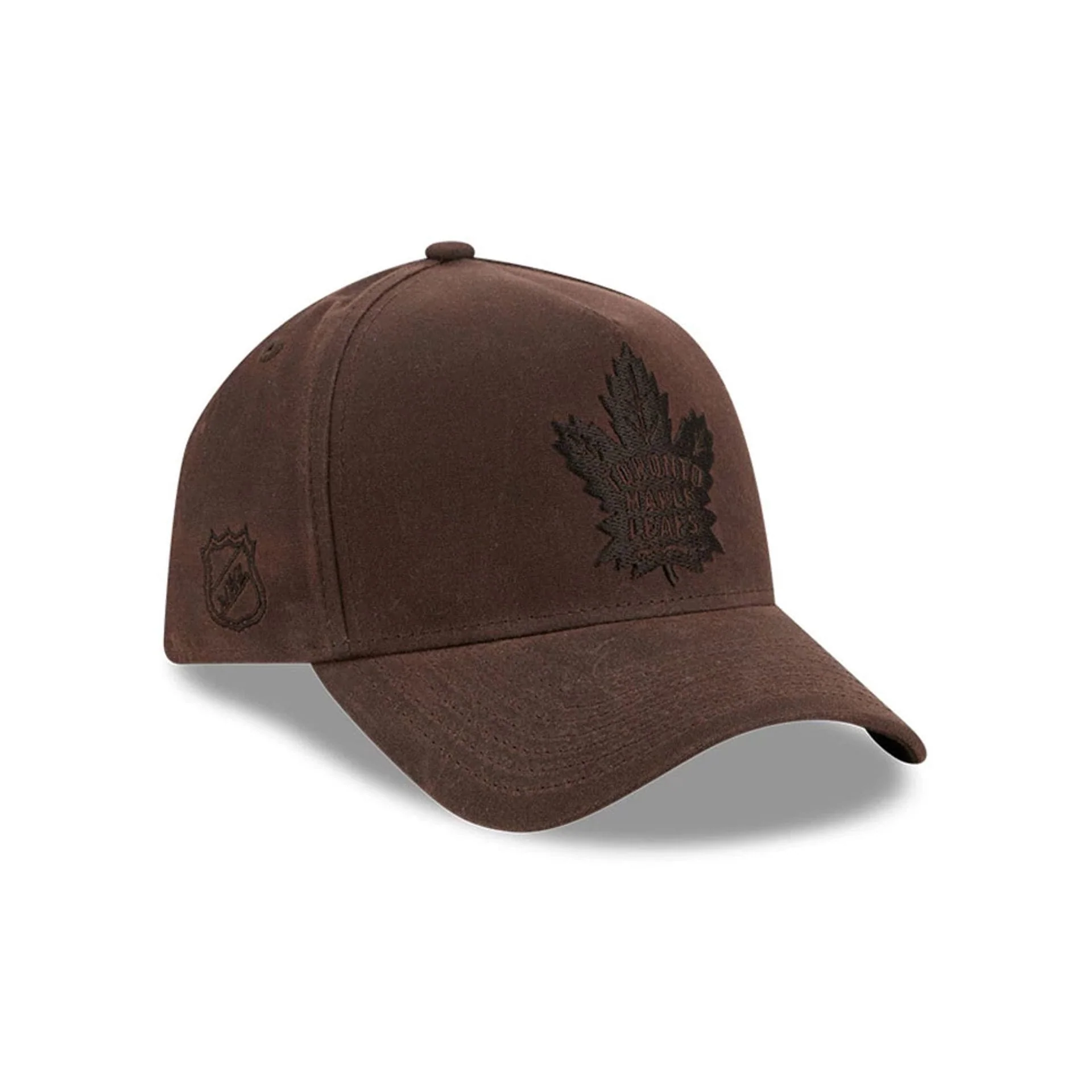 Maple Leafs NHL Waxy Canvas Open Brown 59FORTY A-Frame Fitted Cap - Image 3