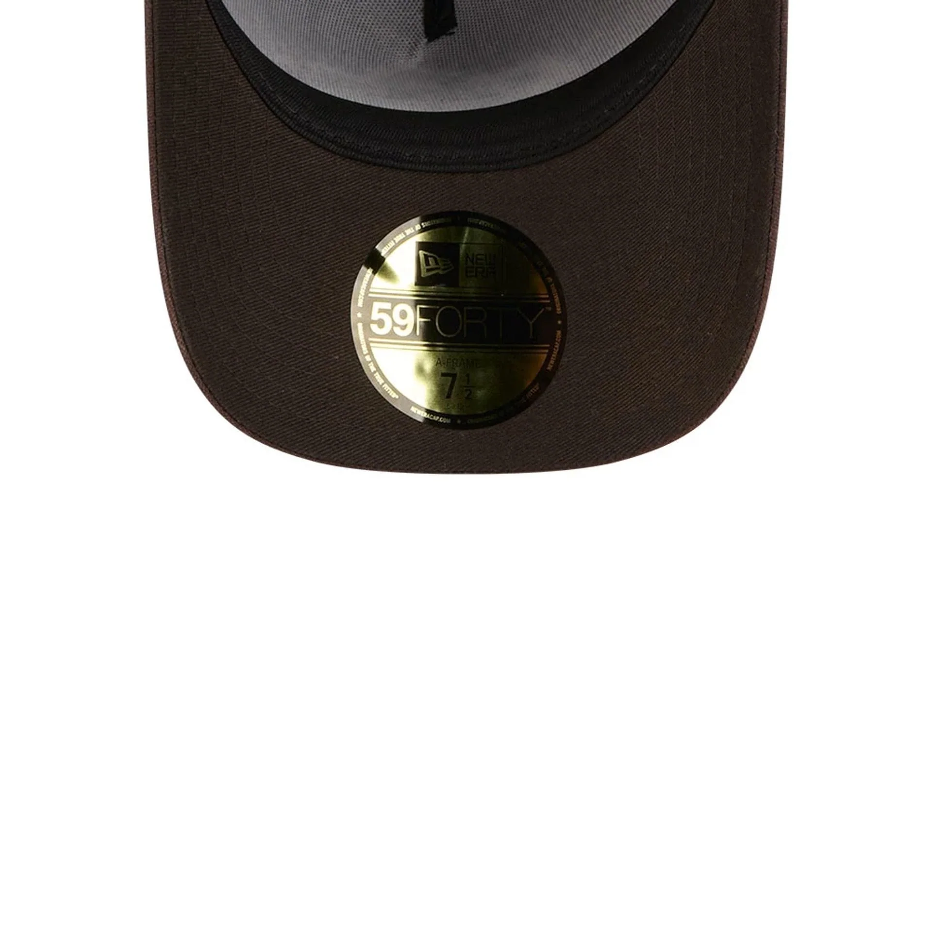 Maple Leafs NHL Waxy Canvas Open Brown 59FORTY A-Frame Fitted Cap - Image 7