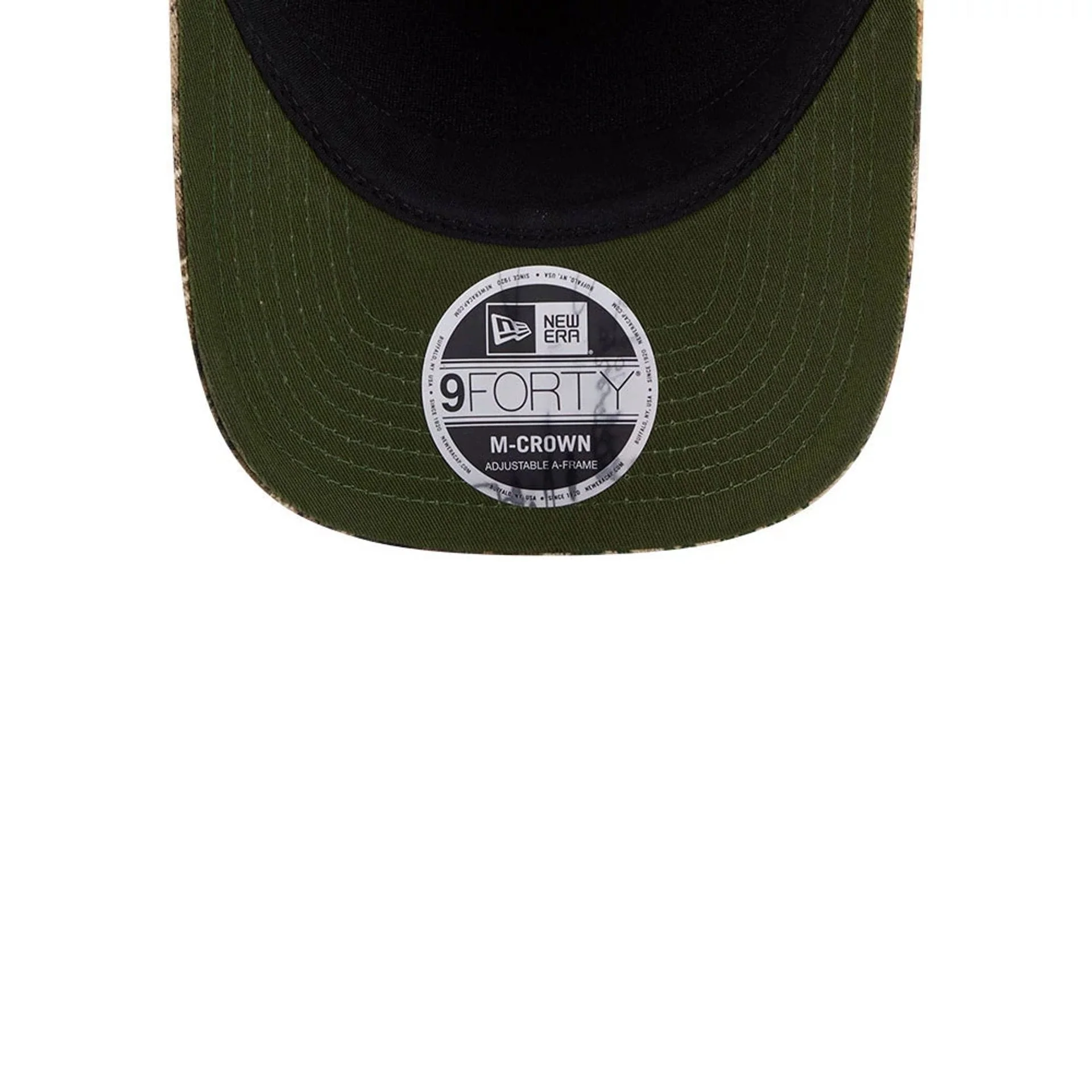 Mets MLB Cotton Twill Dark Beige 9FORTY M-Crown A-Frame Adjustable Cap - Image 2