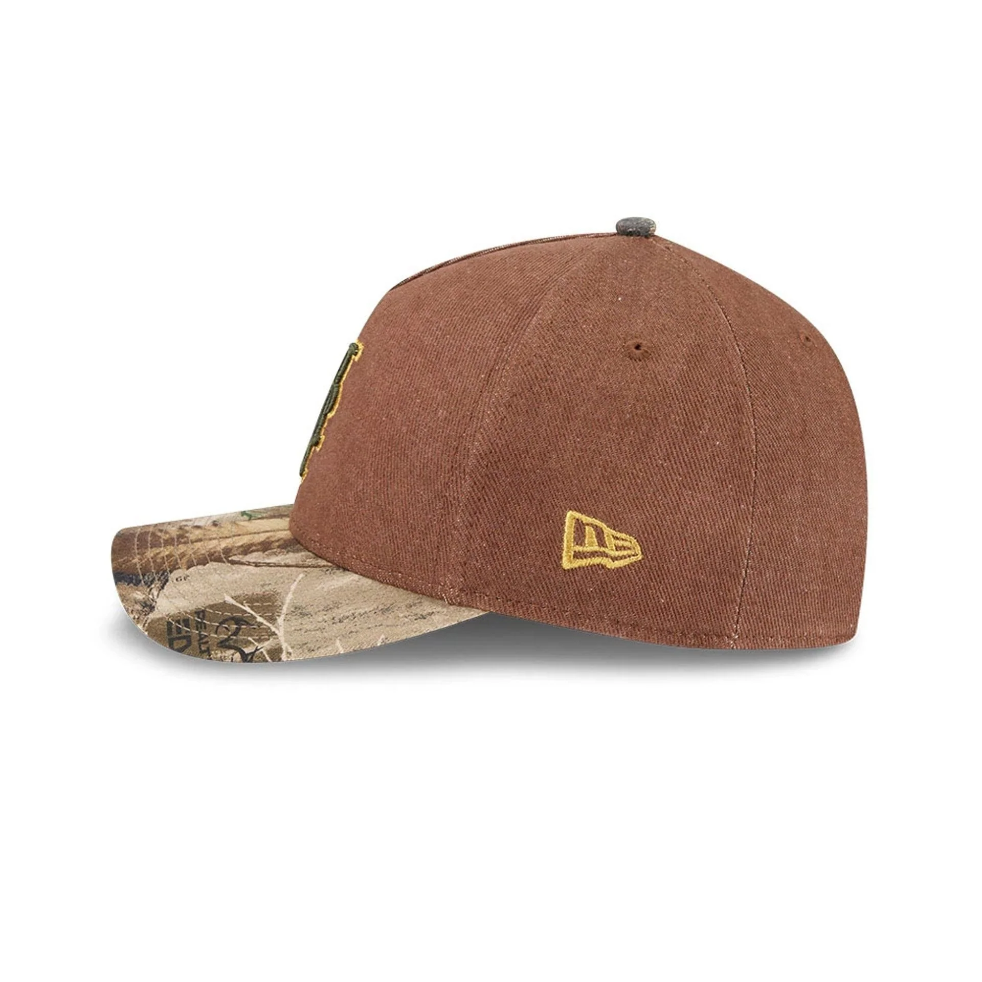 Mets MLB Cotton Twill Dark Beige 9FORTY M-Crown A-Frame Adjustable Cap - Image 6