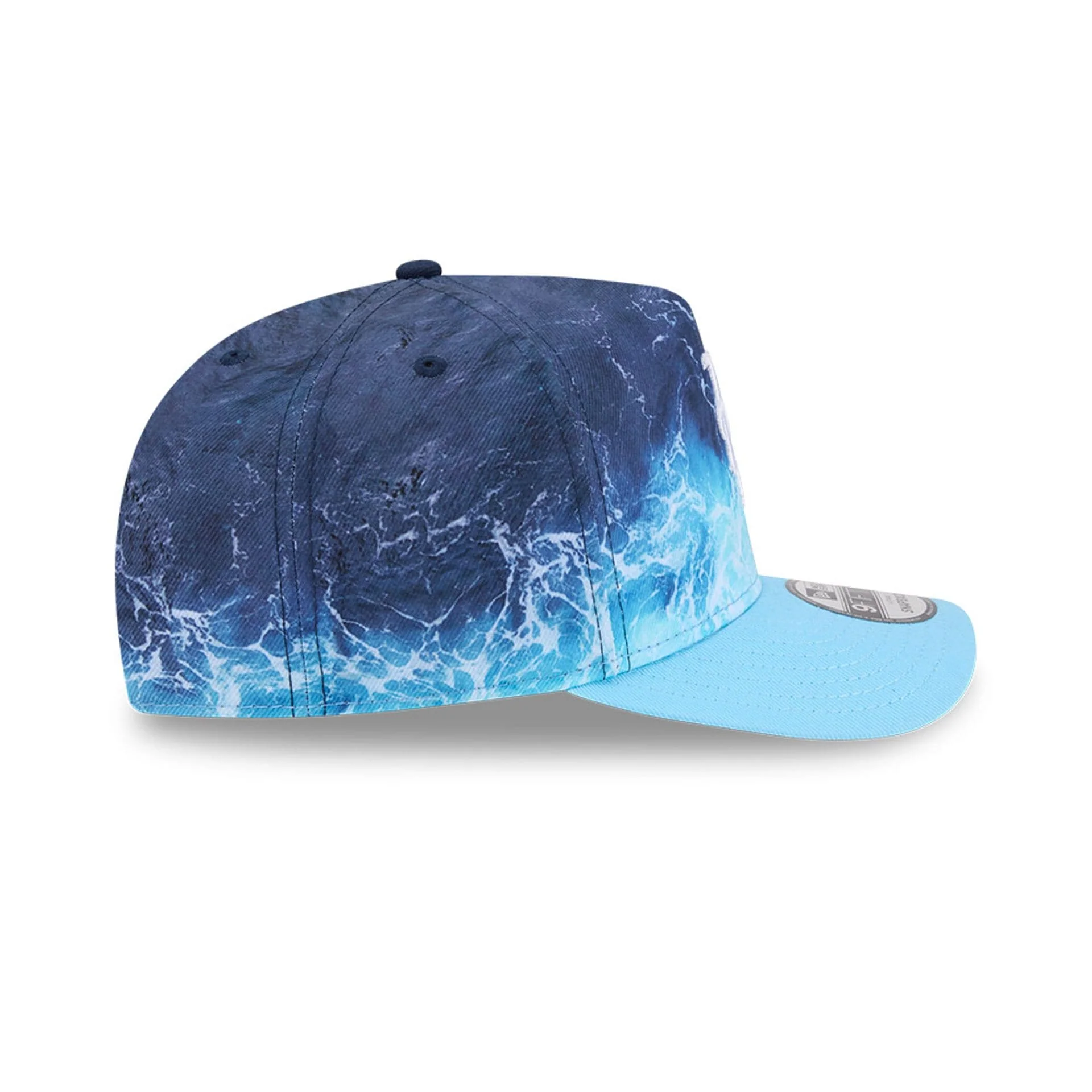 Mets MLB Deep Water Pastel Blue 9FIFTY A-Frame Snapback Adjustable Cap - Image 6