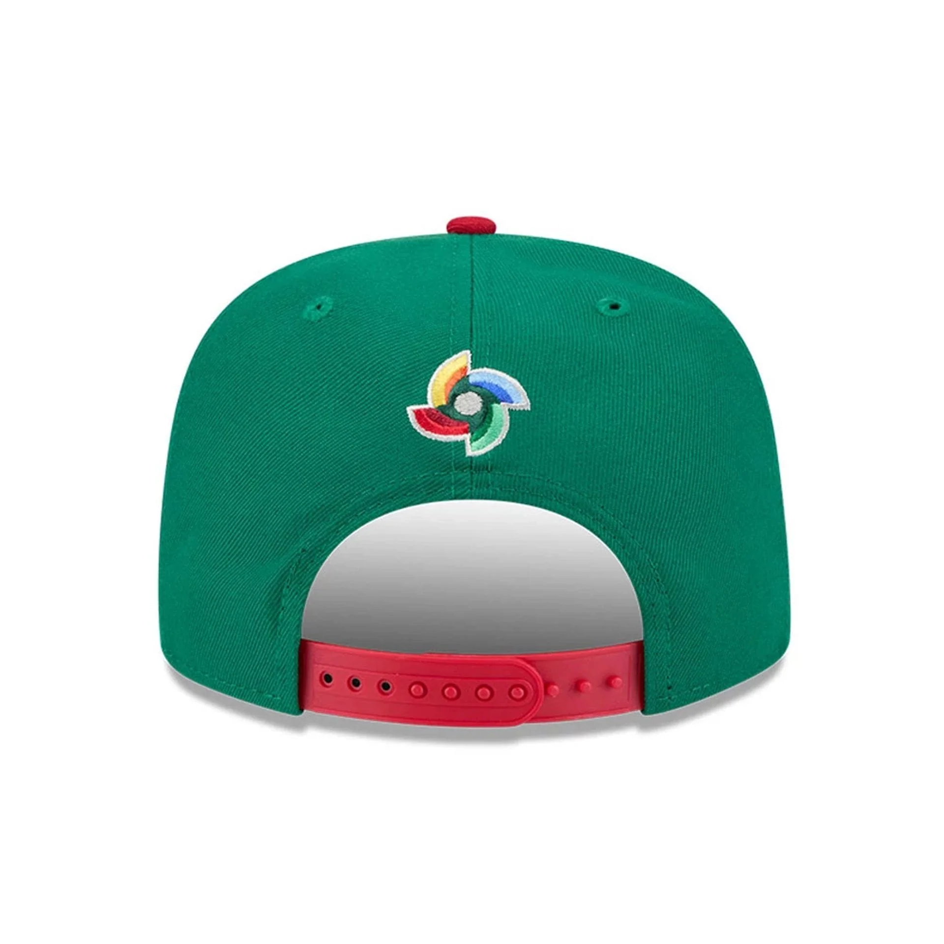 Mexico MLB World Baseball Classic 2026 Green 9FIFTY A-Frame Snapback Adjustable Cap - Image 3