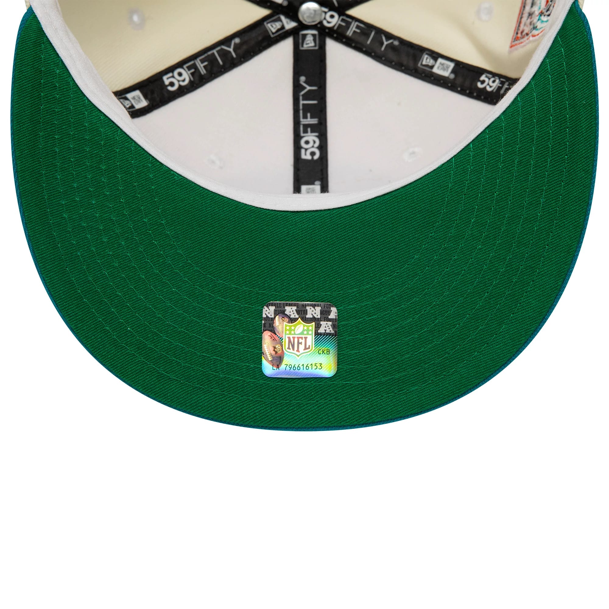 Miami Dolphins City Connect White 59FIFTY Fitted Cap - Image 2