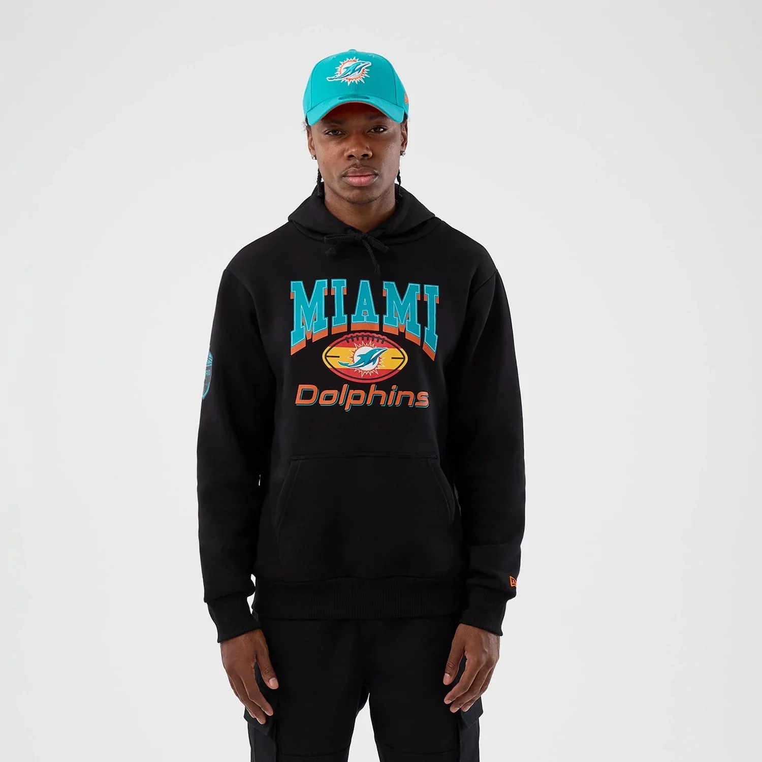 Miami Dolphins NFL International Series Games Black Pullover Hoodie