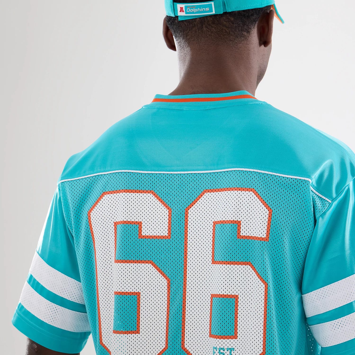Miami Dolphins NFL Turquoise Mesh Jersey - Image 5