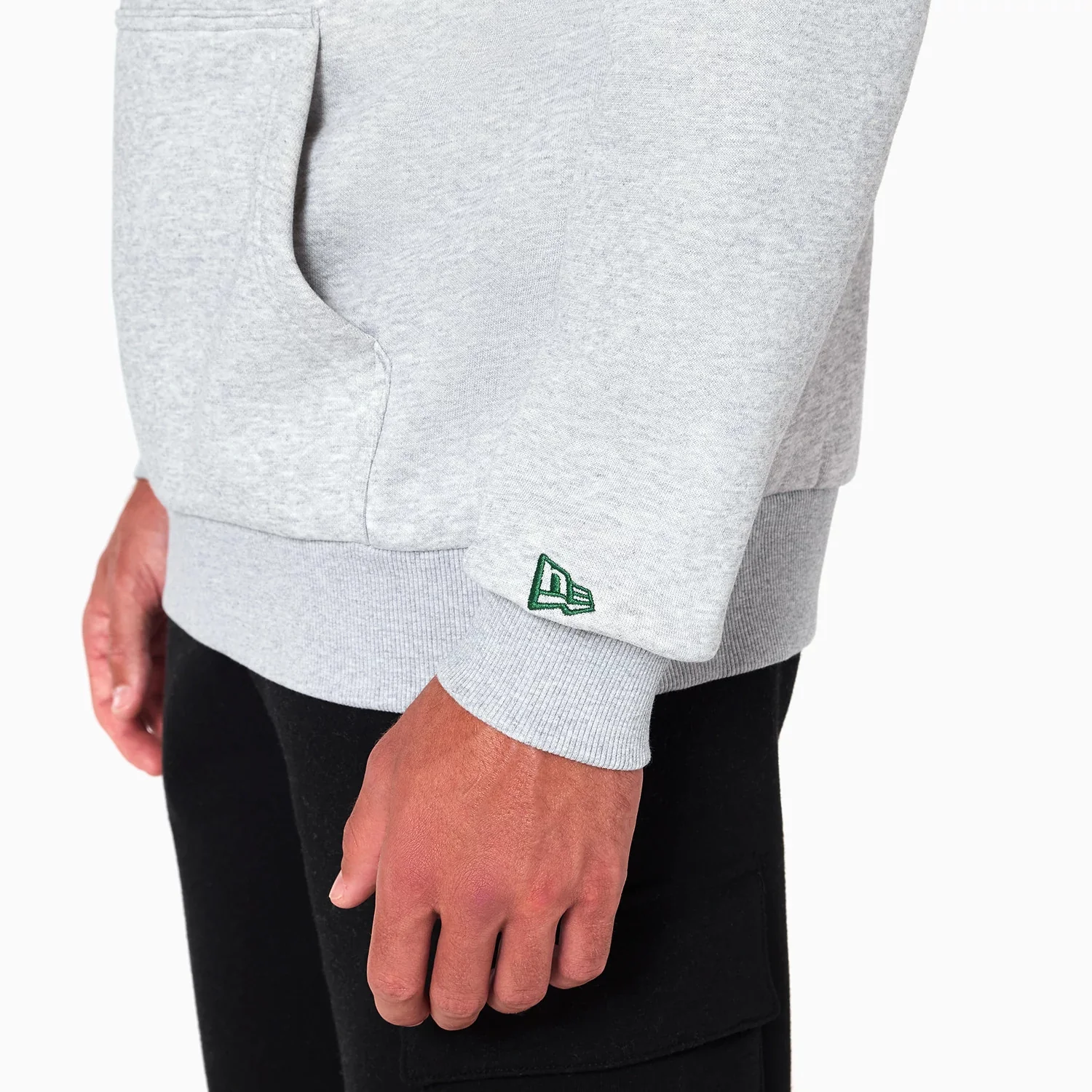 Milwaukee Bucks NBA Grey Pullover Hoodie - Image 5
