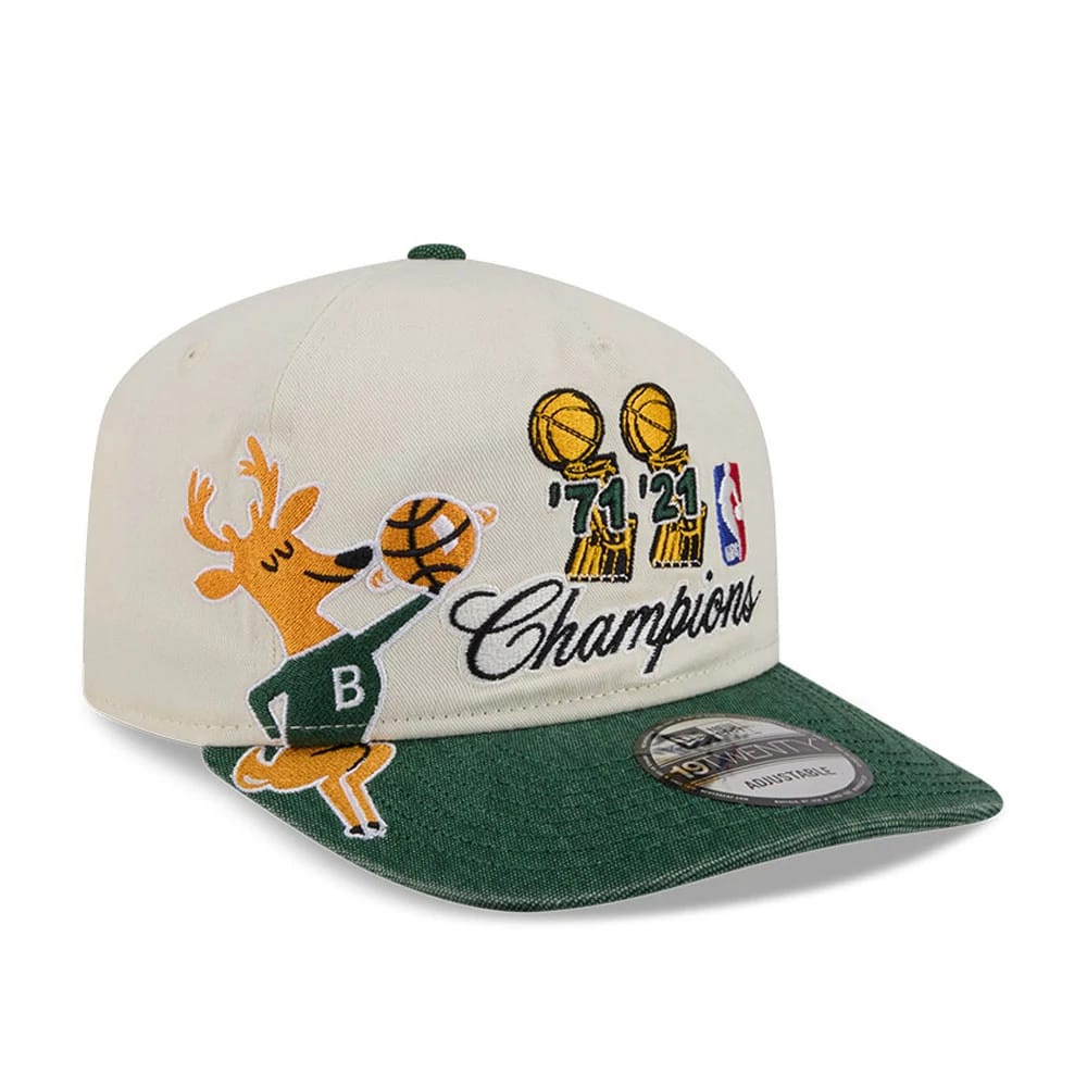 Milwaukee Bucks NBA Hardwood Classic Green 19TWENTY Adjustable Cap