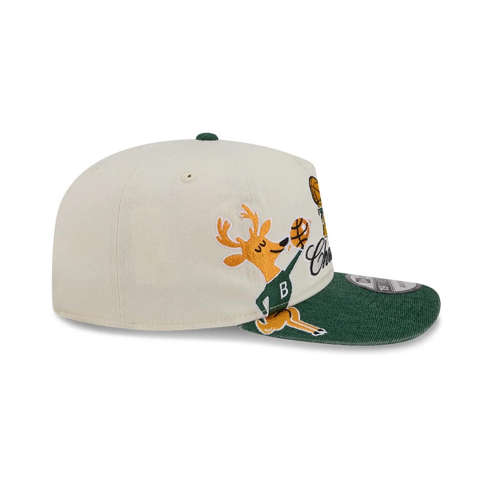 Milwaukee Bucks NBA Hardwood Classic Green 19TWENTY Adjustable Cap - Image 5