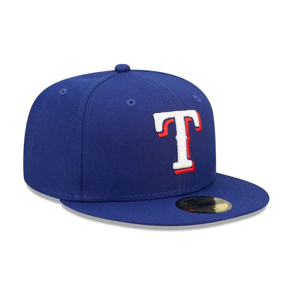 MLB Authentic On Field Texas Rangers Blue 59FIFTY Fitted Cap - Image 4