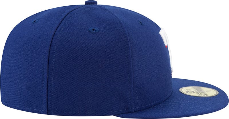 MLB Authentic On Field Texas Rangers Blue 59FIFTY Fitted Cap - Image 6